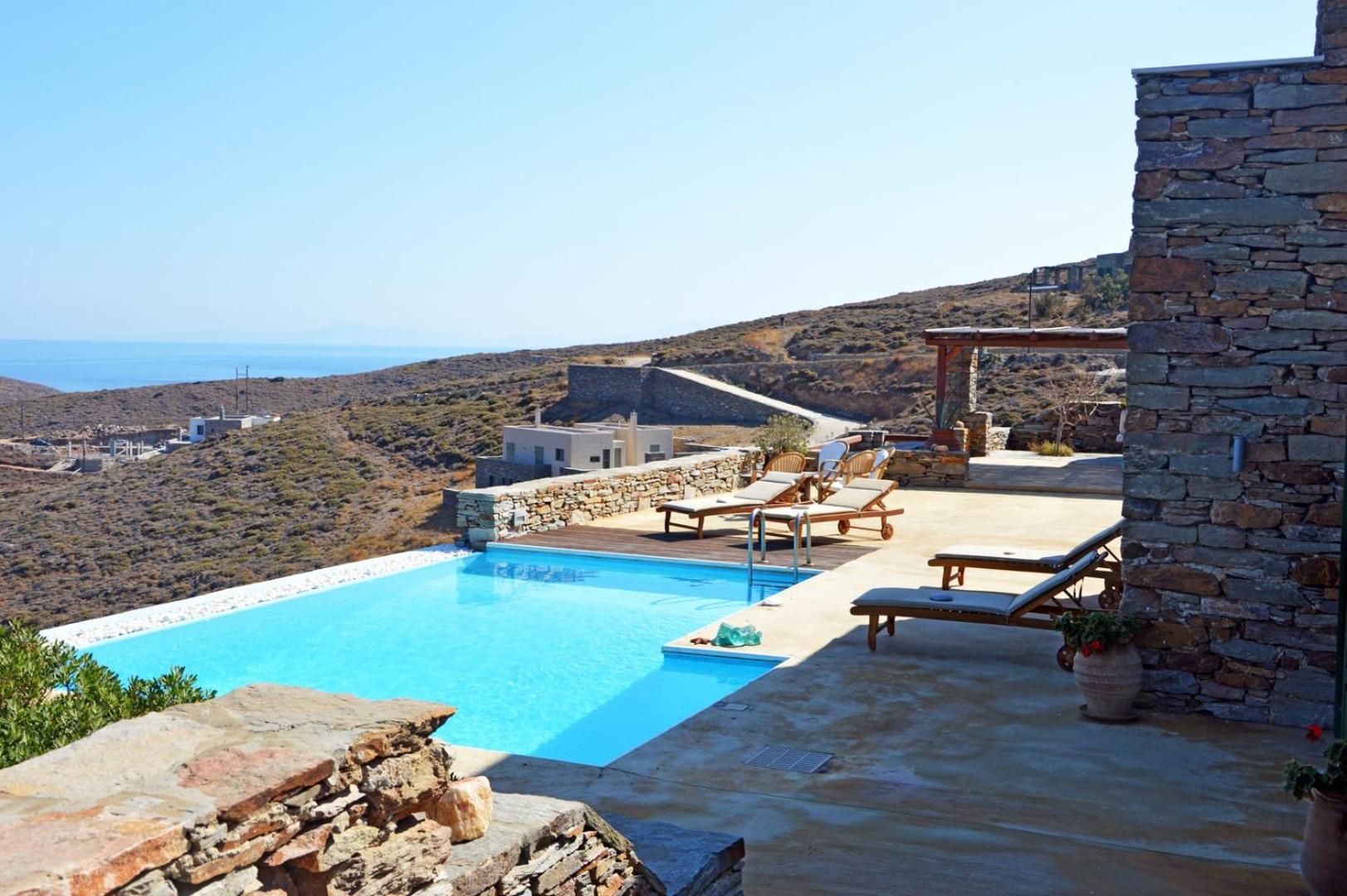 Stylish stone villa with a swimming pool, sea view and large terrace, ideal for a family or a group of friends view 2