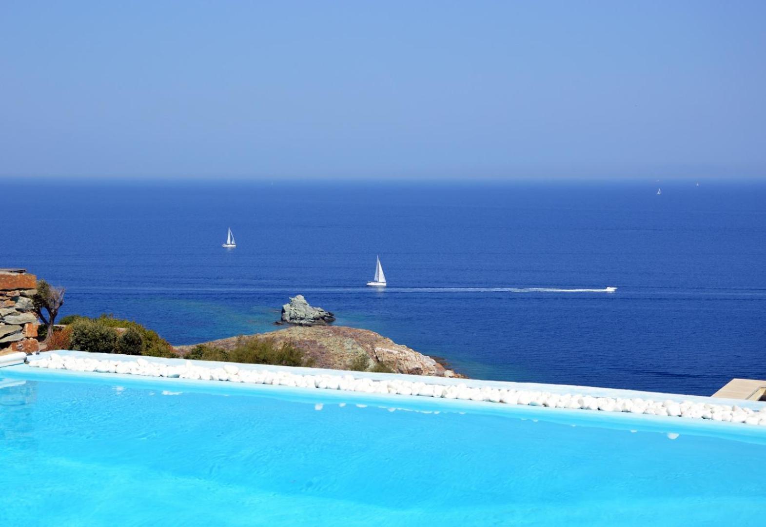Stylish stone villa with a swimming pool, sea view and large terrace, ideal for a family or a group of friends view 5
