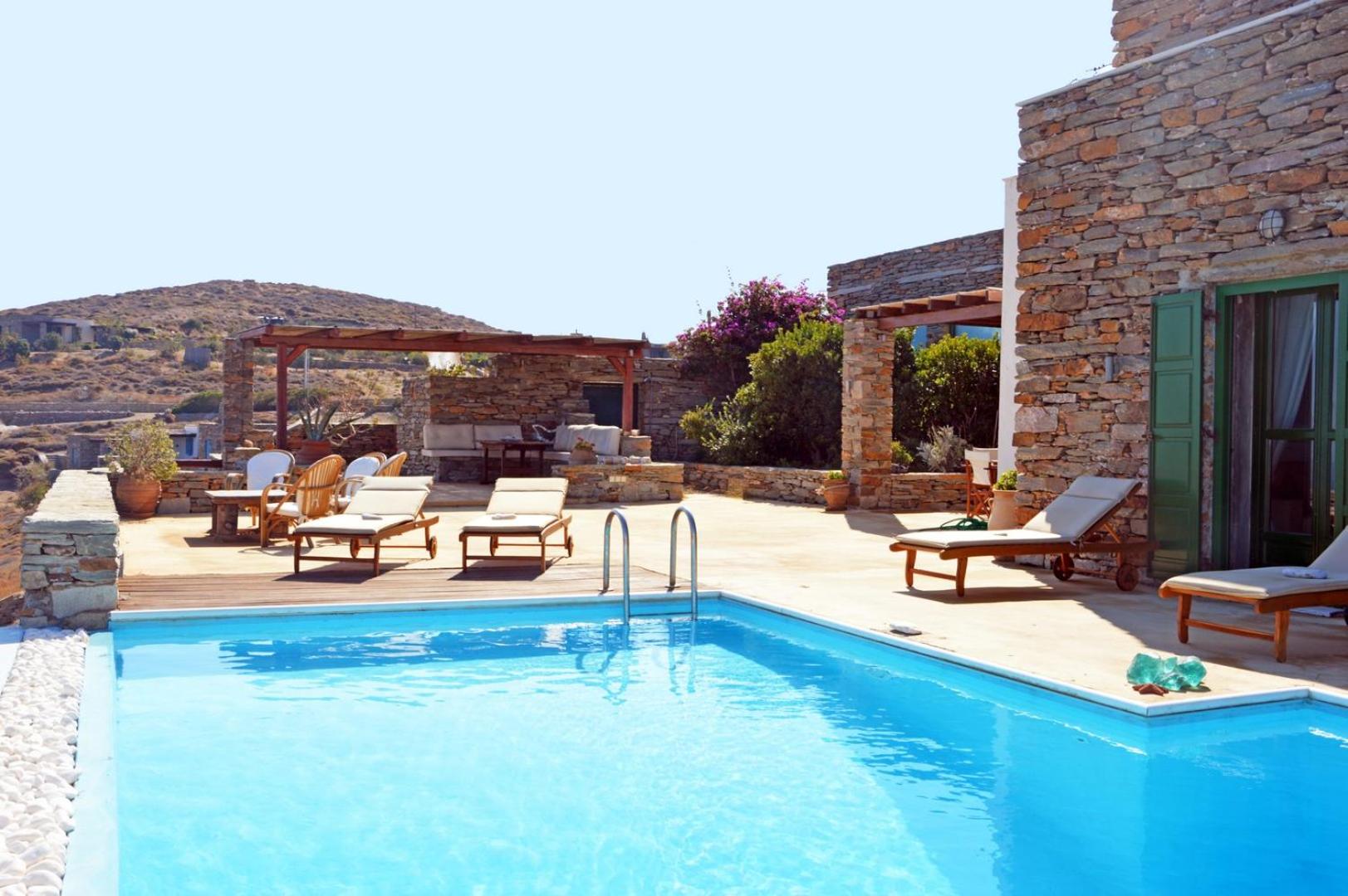 Stylish stone villa with a swimming pool, sea view and large terrace, ideal for a family or a group of friends view 3