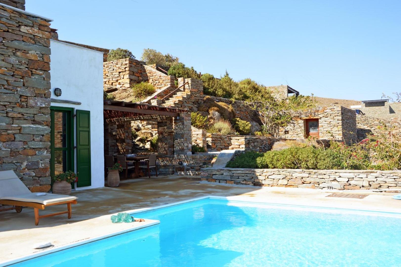 Stylish stone villa with a swimming pool, sea view and large terrace, ideal for a family or a group of friends view 4