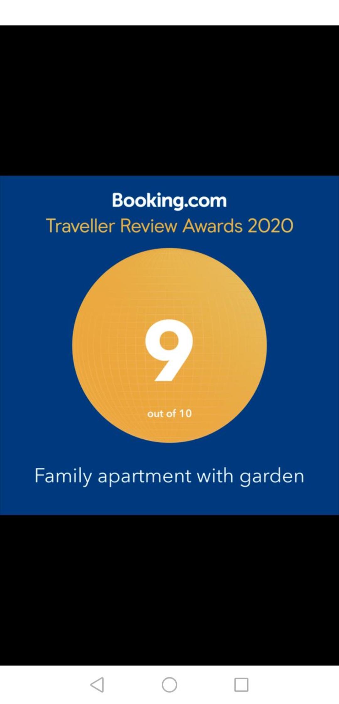 Family apartment with garden