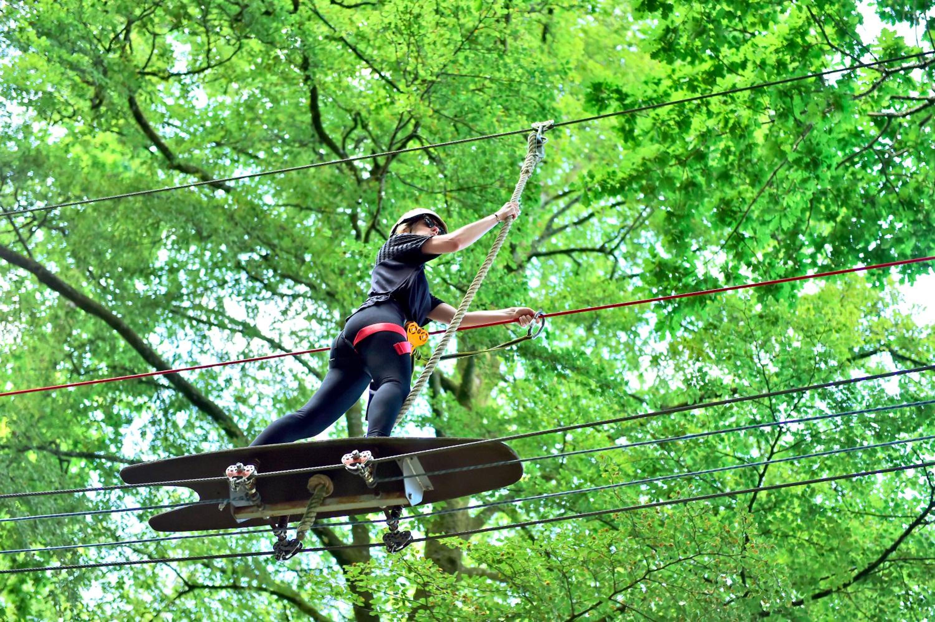 L'étape en forêt