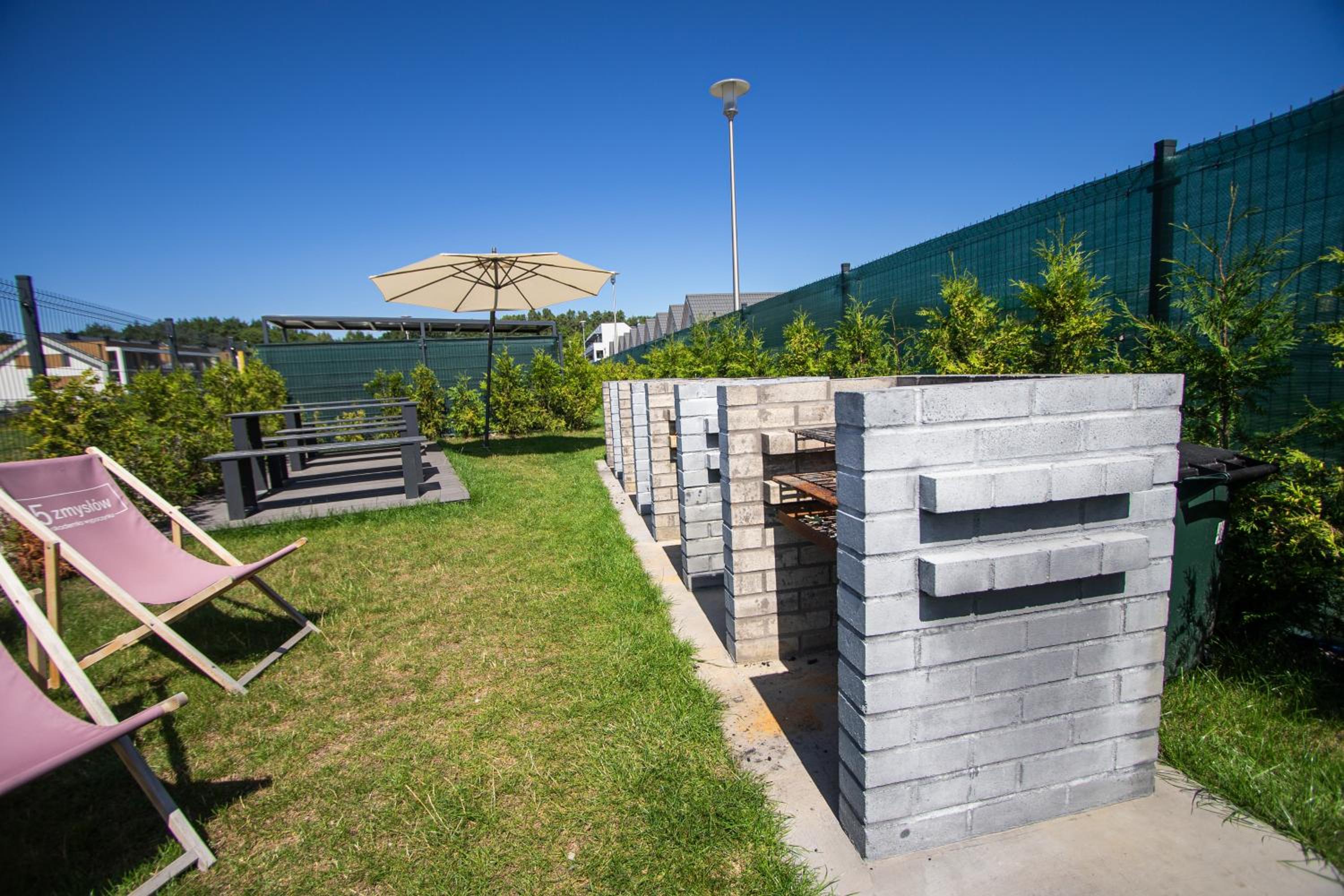 outdoor BBQ area