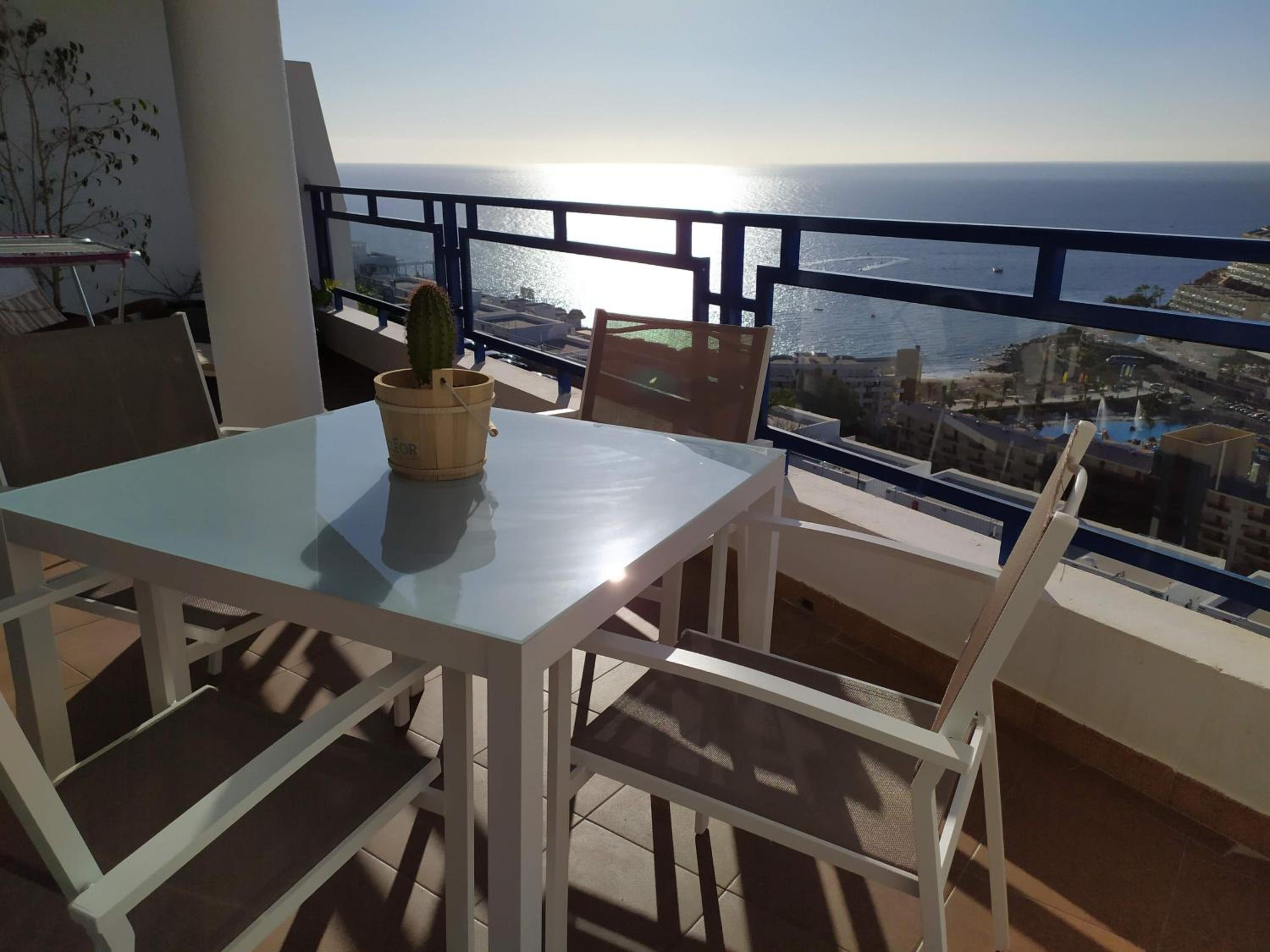 Ocean view apartment in Taurito, Mogan - Top Floor view 5