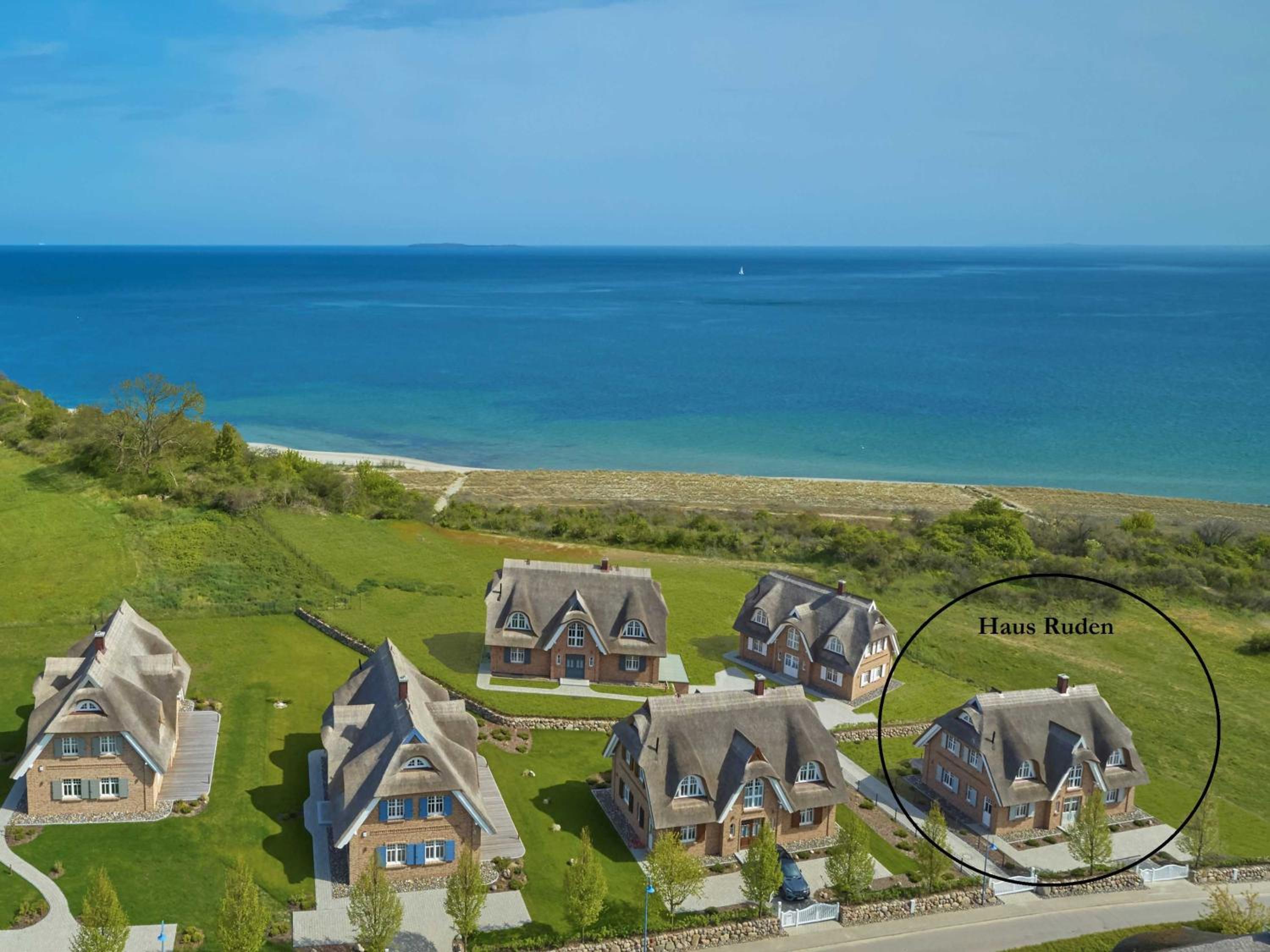 Strandhäuser Lobbe - Haus 5 Ruden mit Meerblick