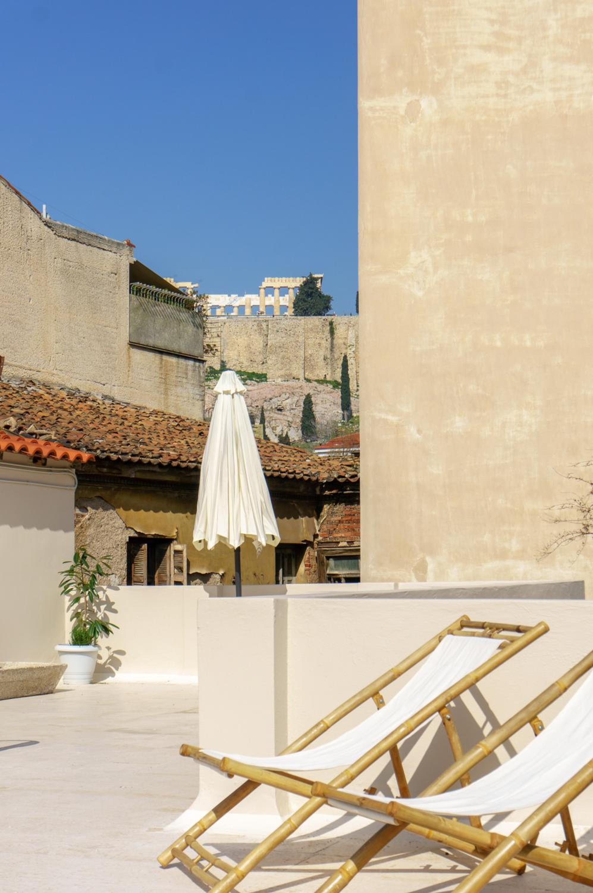 Acropolis Heights at the foot of the Parthenon
