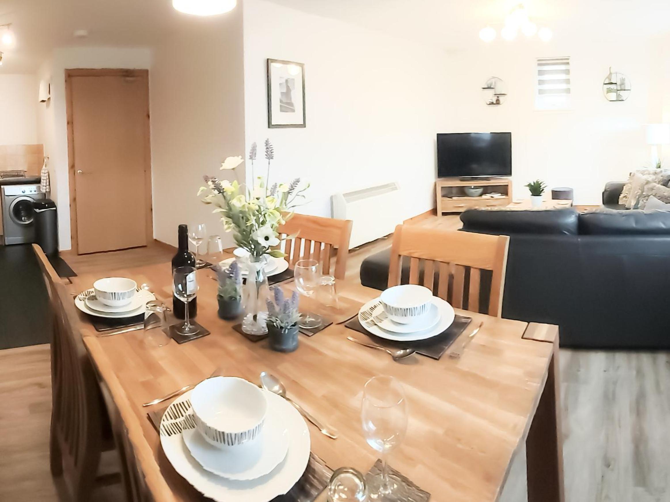 Inverness City Centre Apartment with Elevator and Google Chromecast view 3