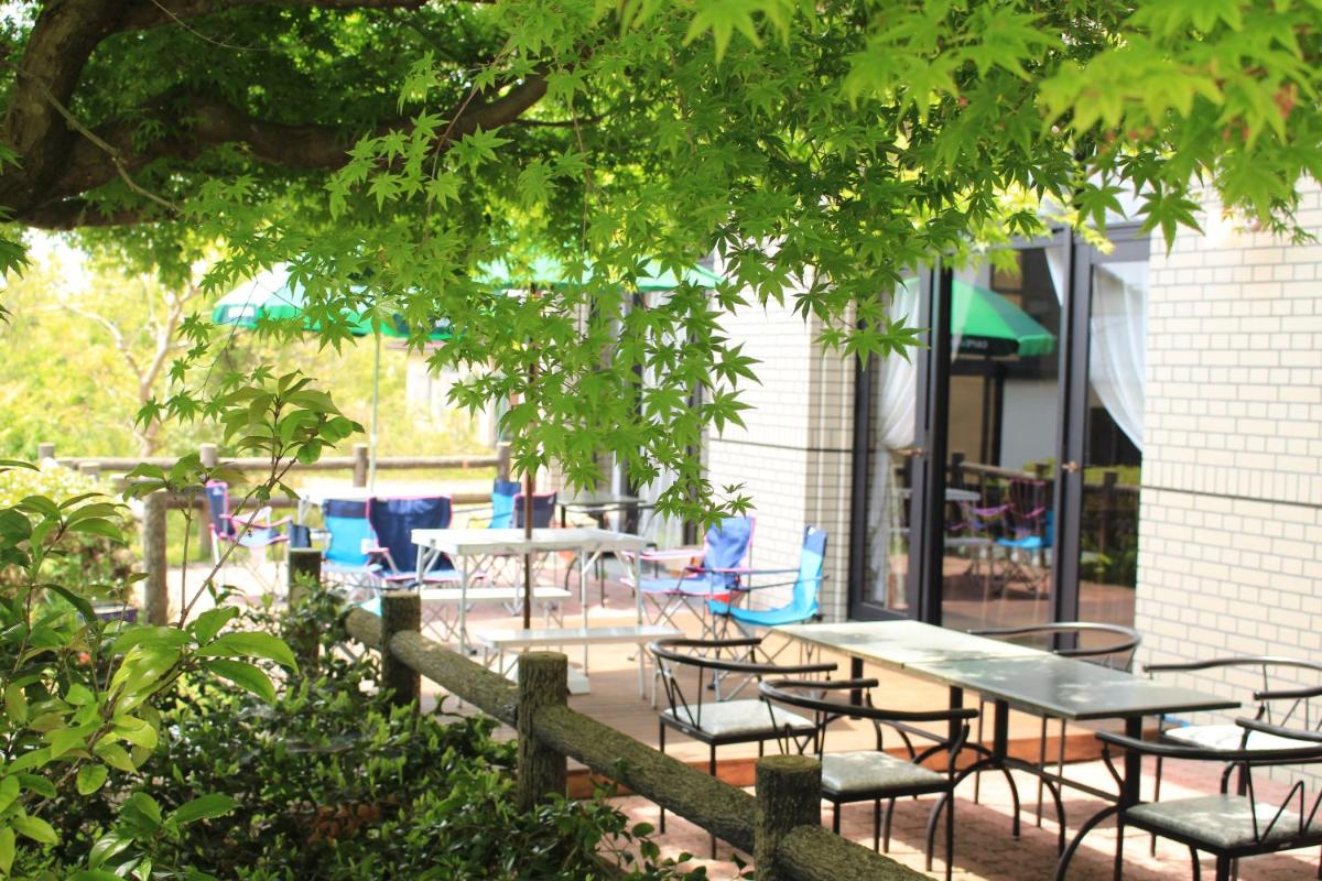 outdoor BBQ area