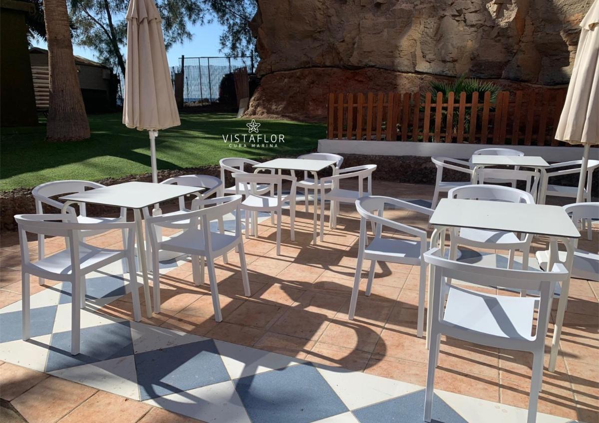 outdoor BBQ area
