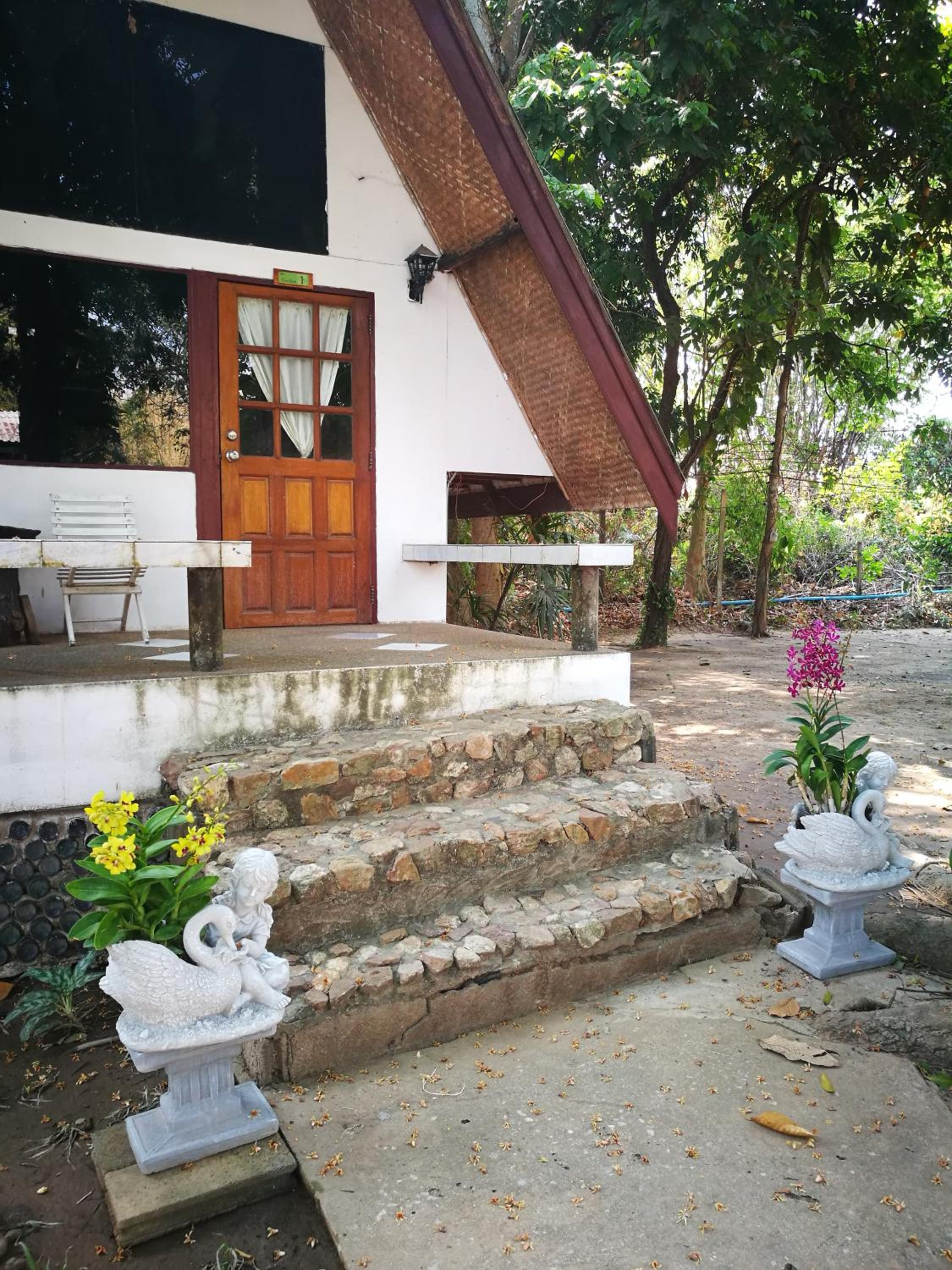 outdoor BBQ area