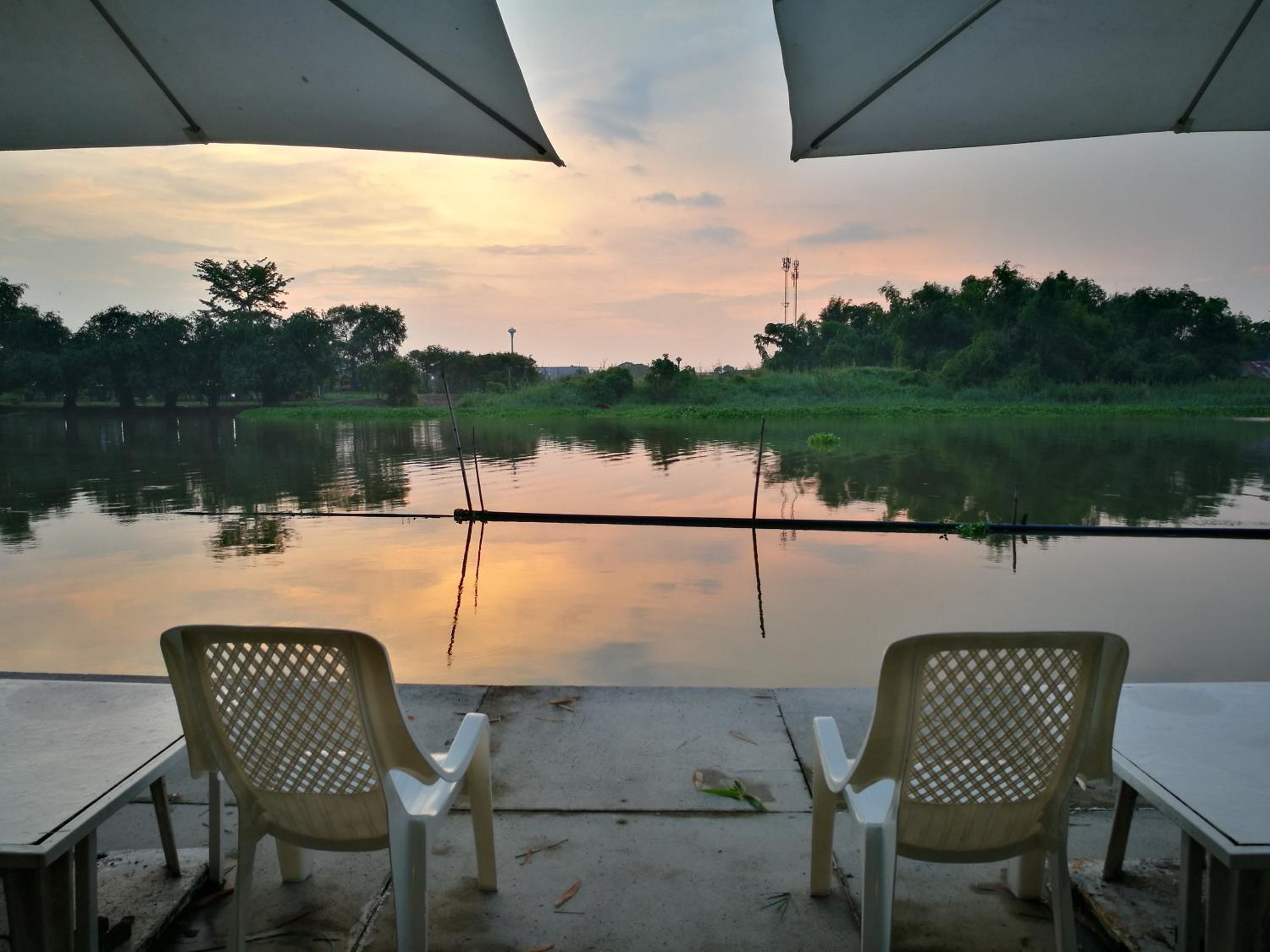 outdoor BBQ area