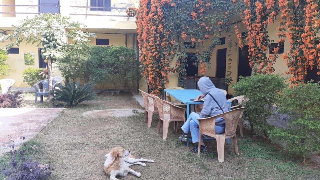 outdoor BBQ area