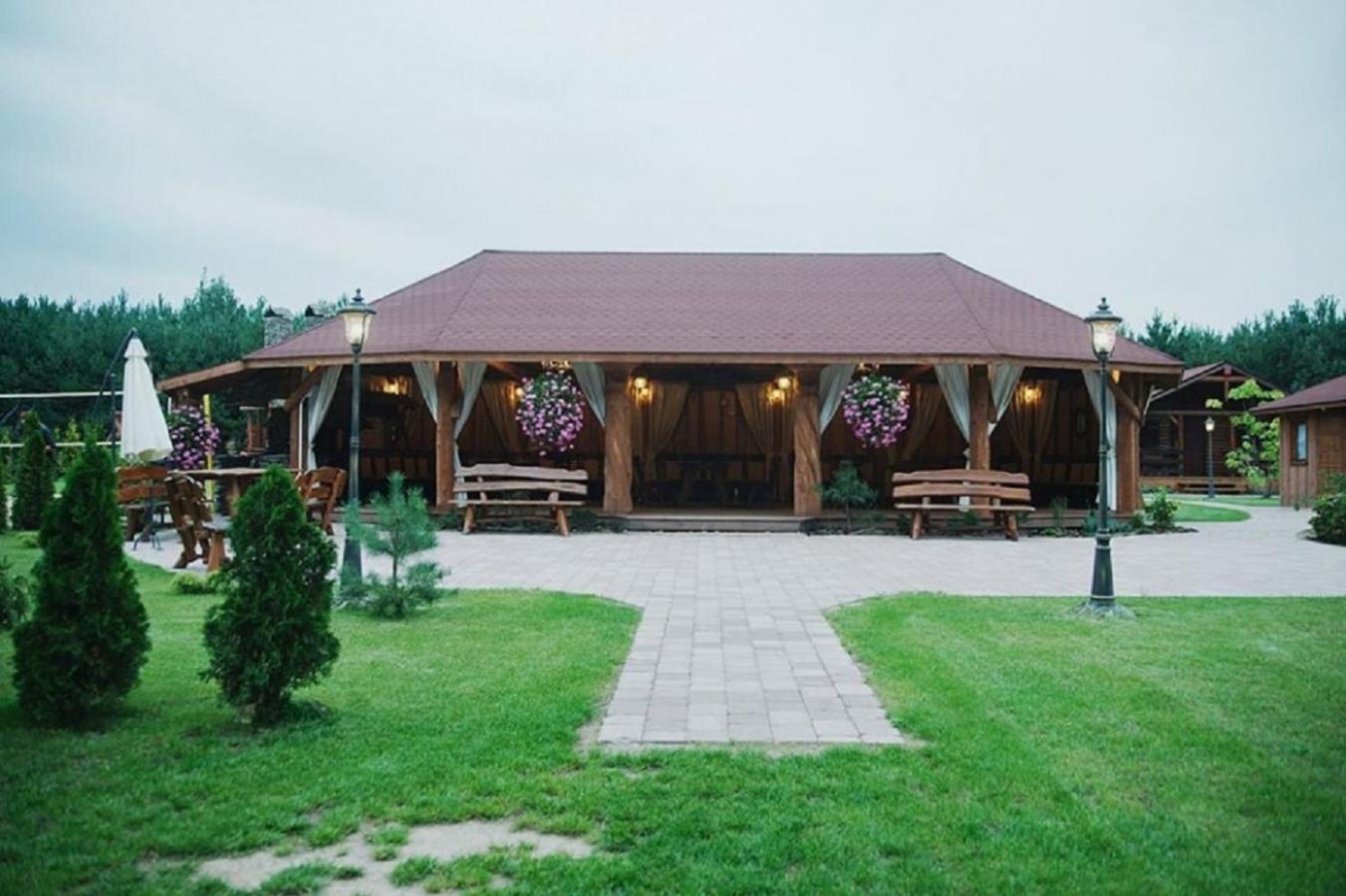 outdoor BBQ area