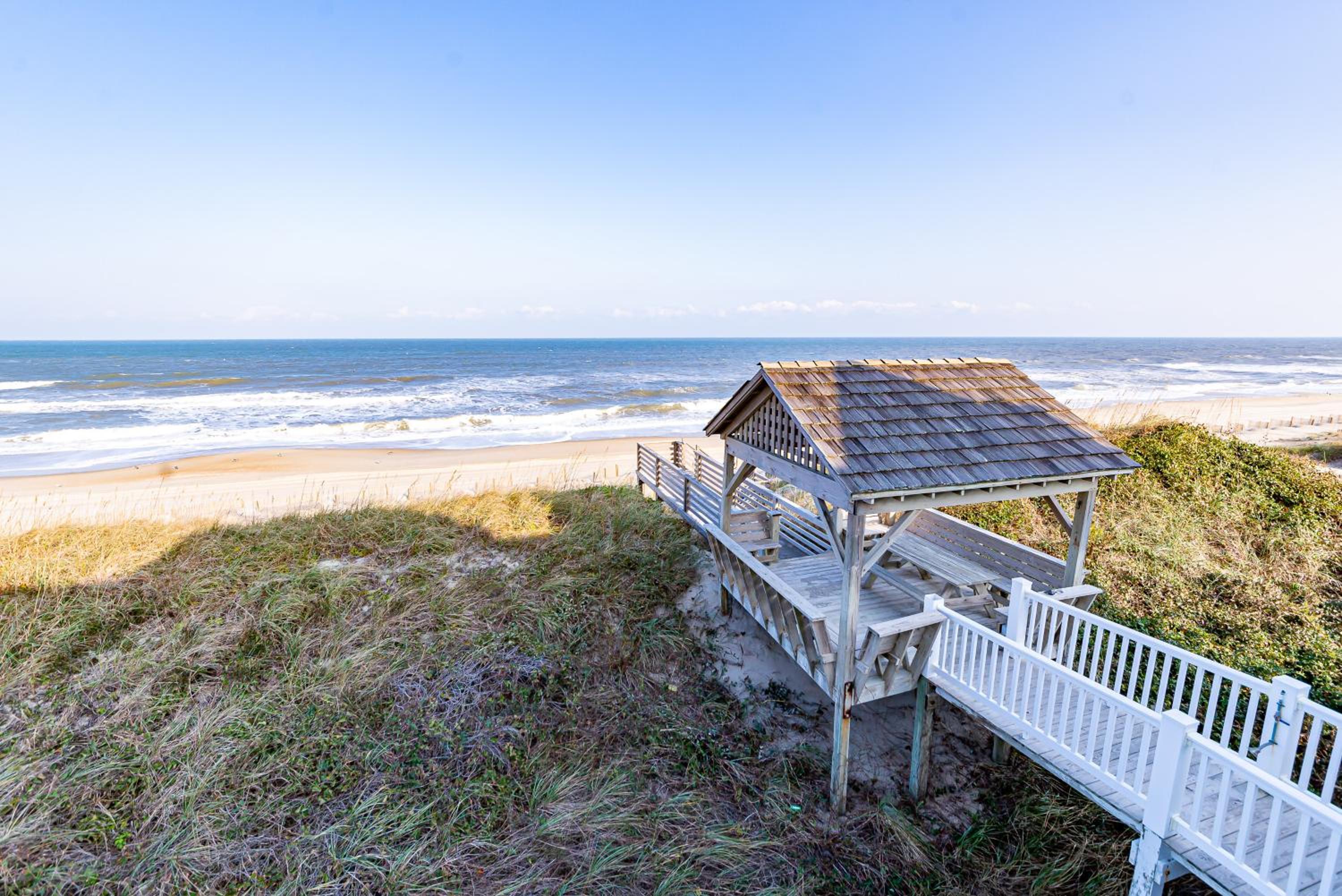 Point of View - Nags Head MP 15, Oceanfront, Ocean View, Elevator, Pool, Hot Tub, Gazebo