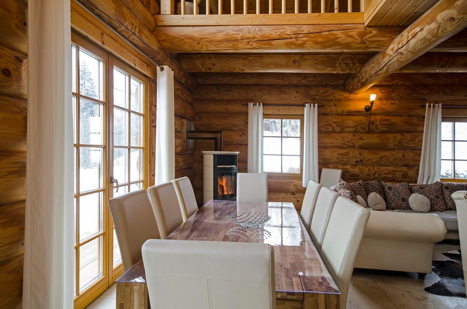 Luxus-Ferienhaus Blockhaus Chalet Nr 1 Toplage am Feldberg mit Sauna, Outdoor-Hottub, Kamin auf 1300m üM