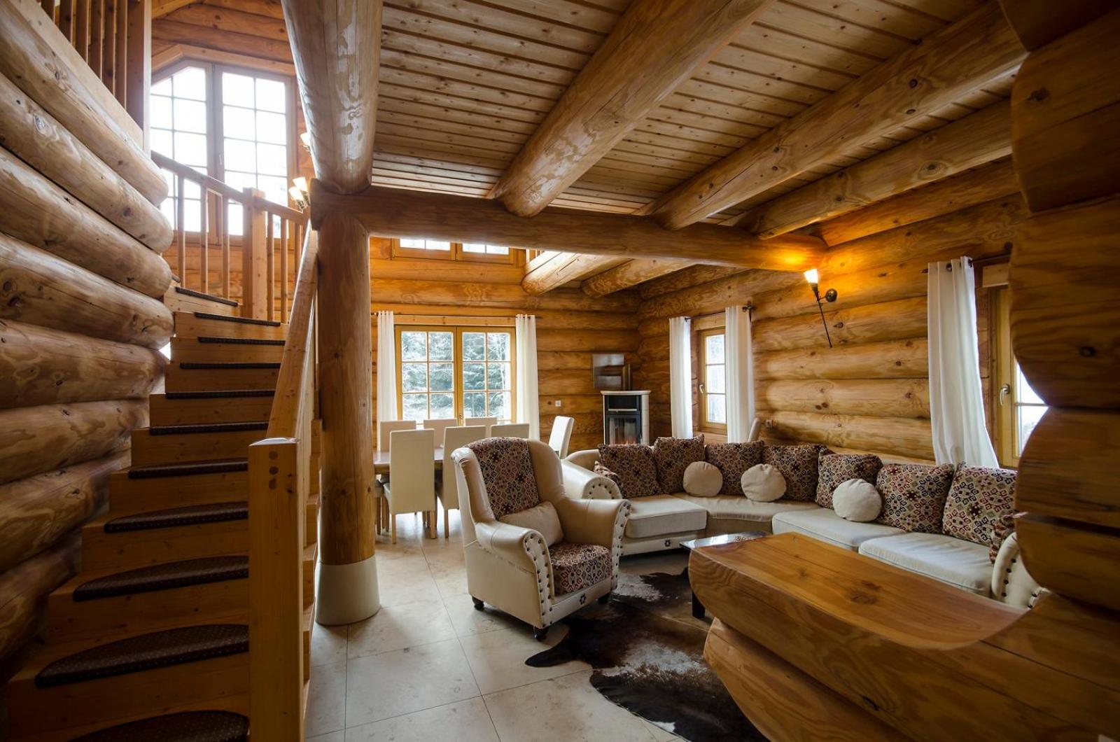 Luxus-Ferienhaus Blockhaus Chalet Nr 1 Toplage am Feldberg mit Sauna, Outdoor-Hottub, Kamin auf 1300m üM