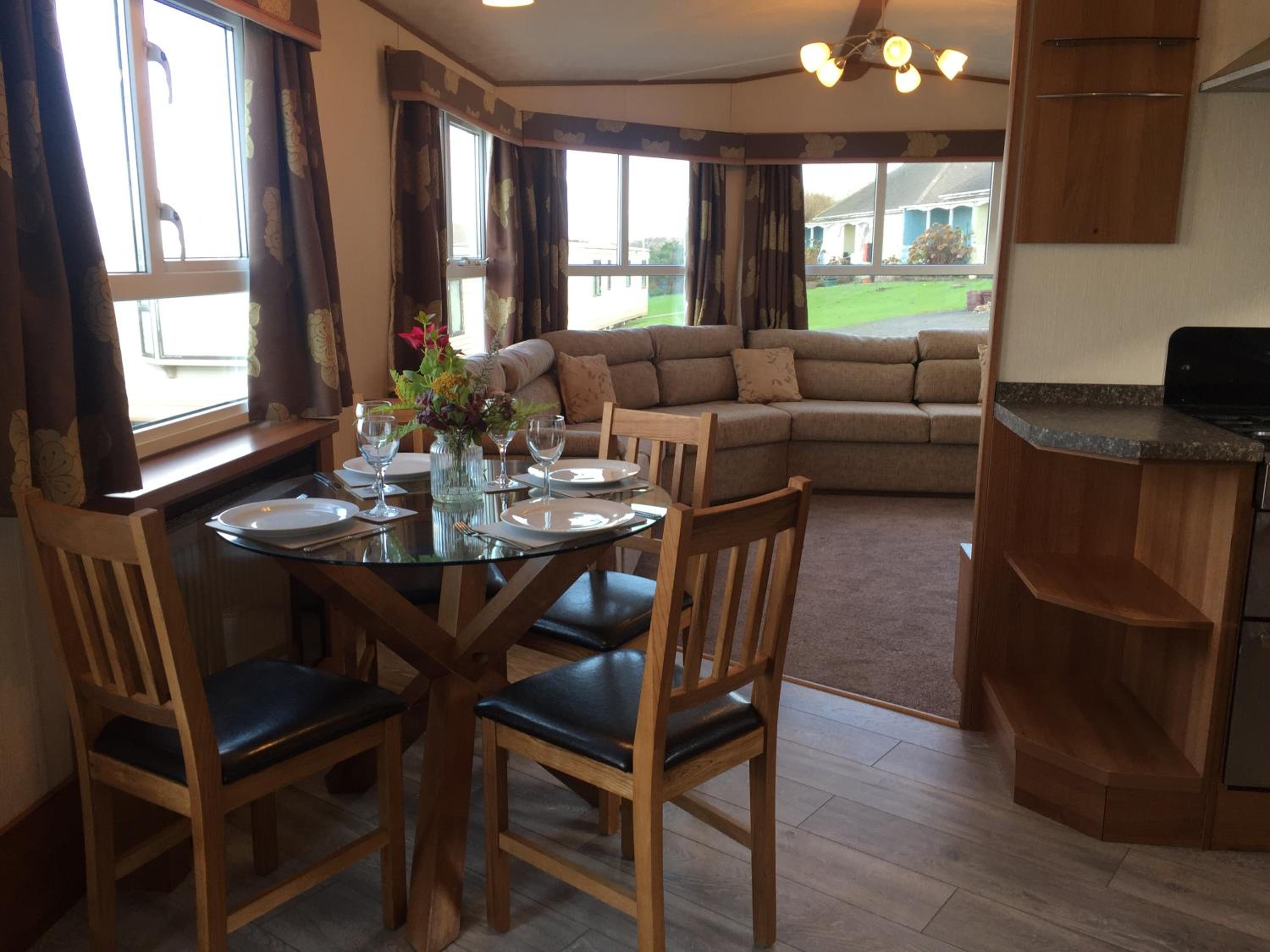Pet Friendly 'Instow' Caravan with Sea Views view 2
