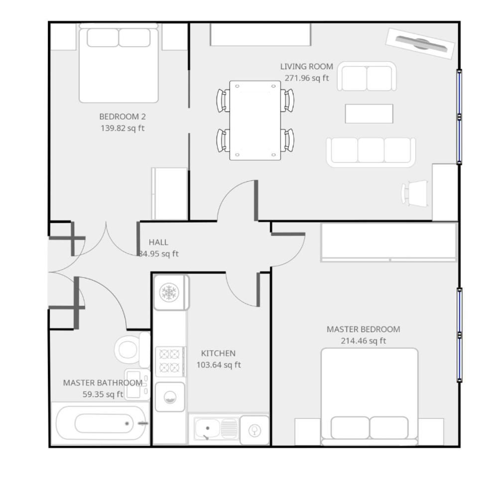 Shoreditch 2 Bed Flat by BaseToGo