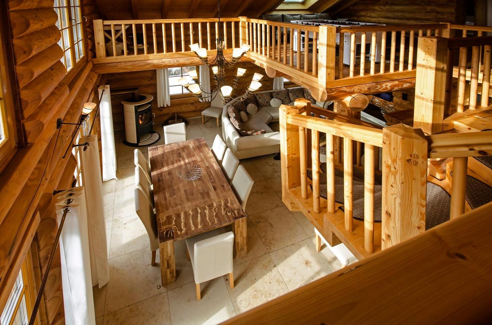 Luxus-Ferienhaus Blockhaus Chalet Nr 2 Toplage am Feldberg mit Sauna, Outdoor-Hottub, Kamin auf 1300m üM