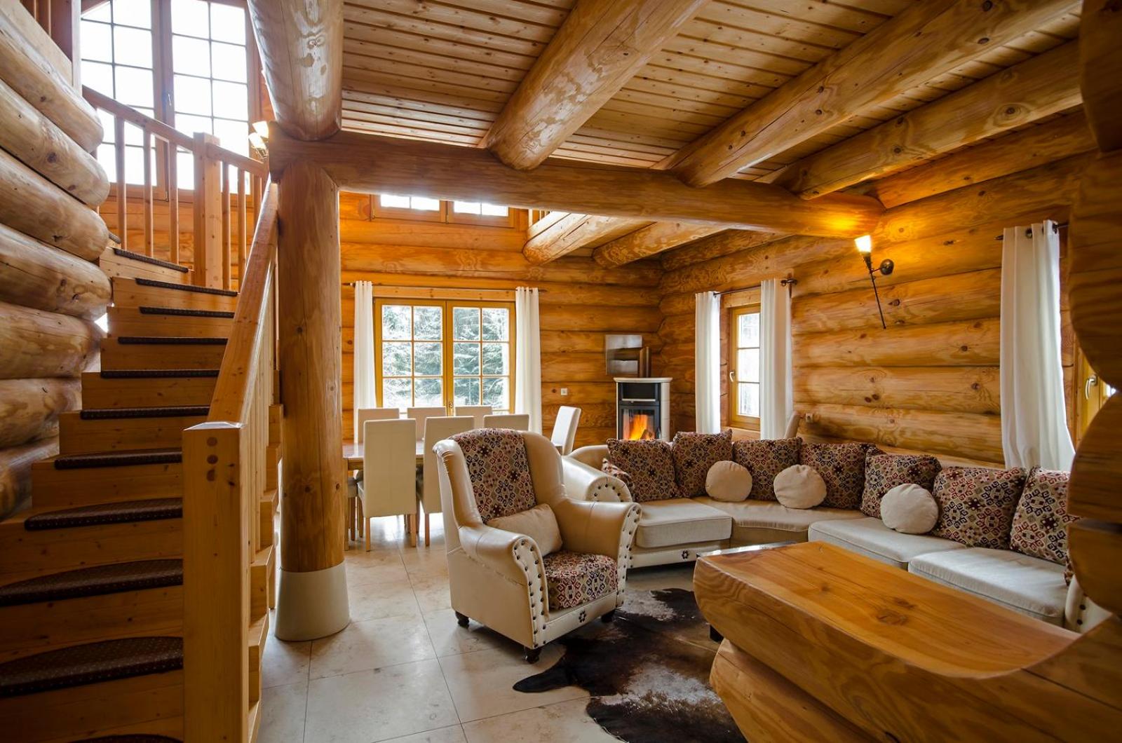 Luxus-Ferienhaus Blockhaus Chalet Nr 2 Toplage am Feldberg mit Sauna, Outdoor-Hottub, Kamin auf 1300m üM