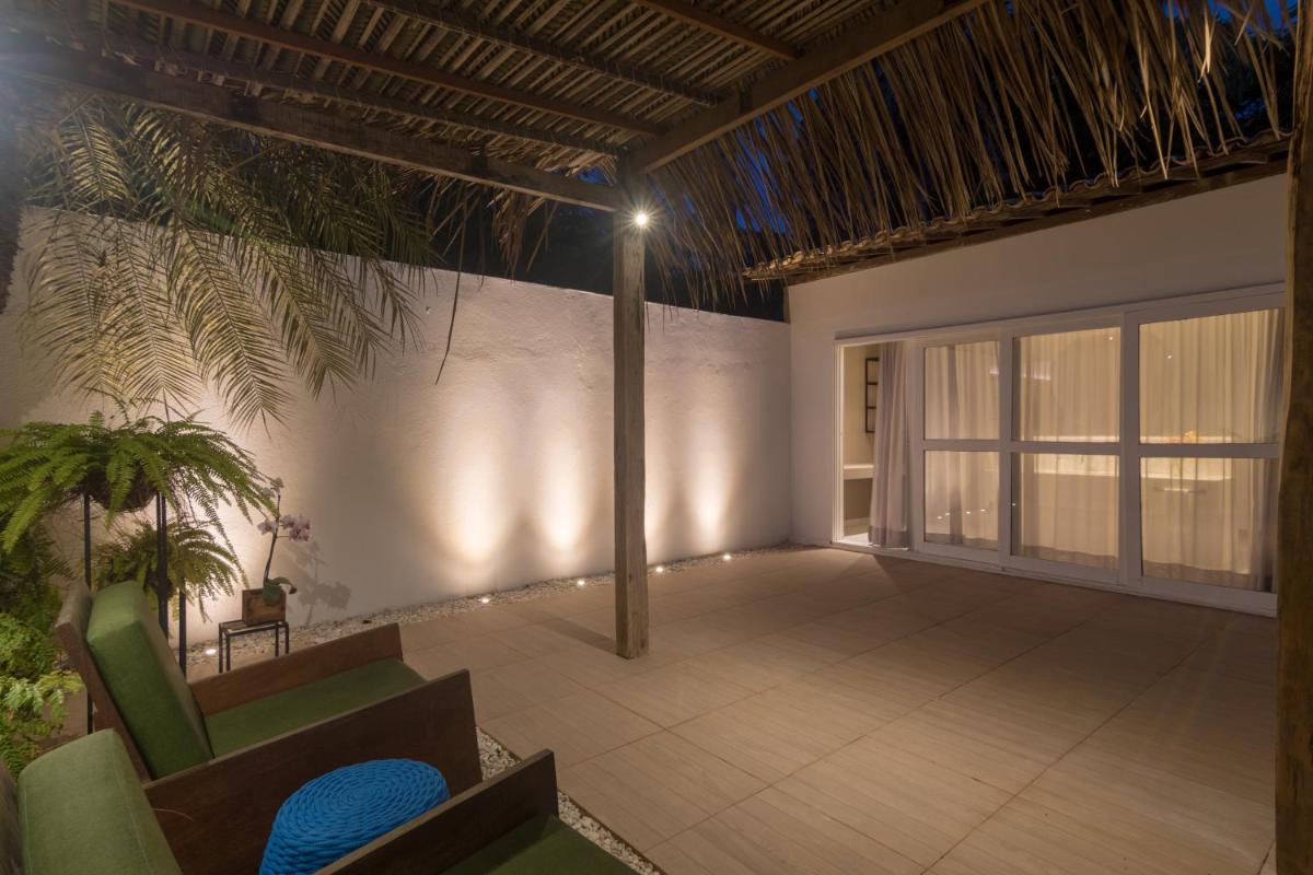 outdoor BBQ area