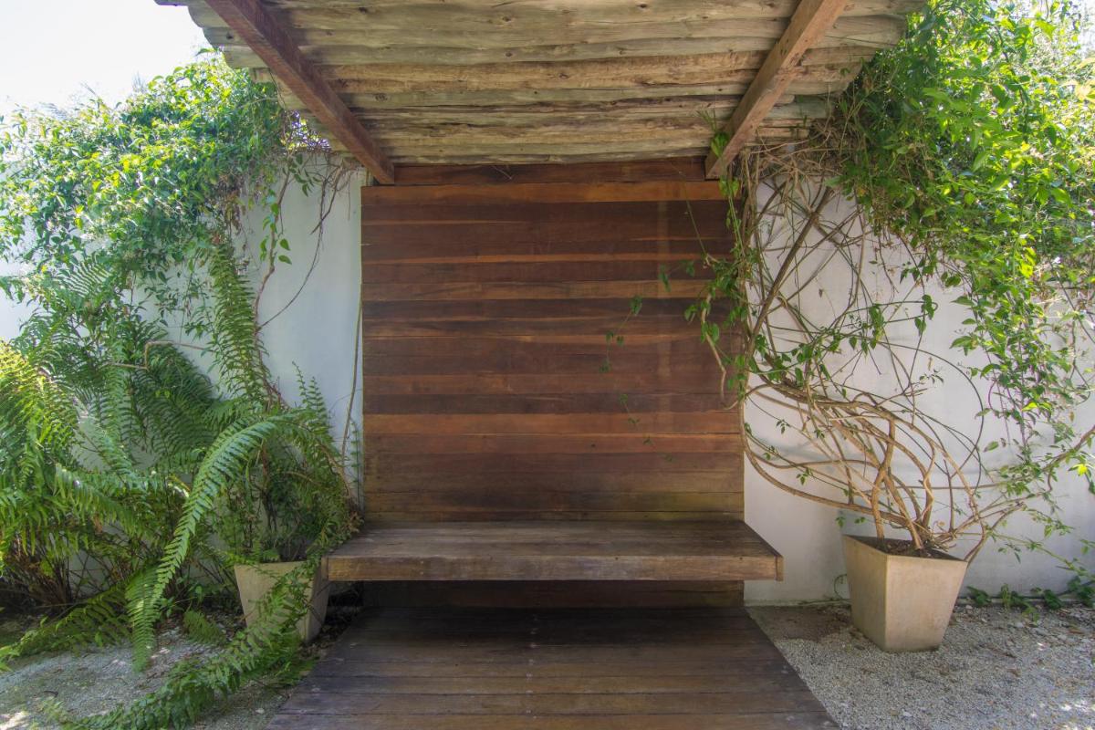 outdoor BBQ area