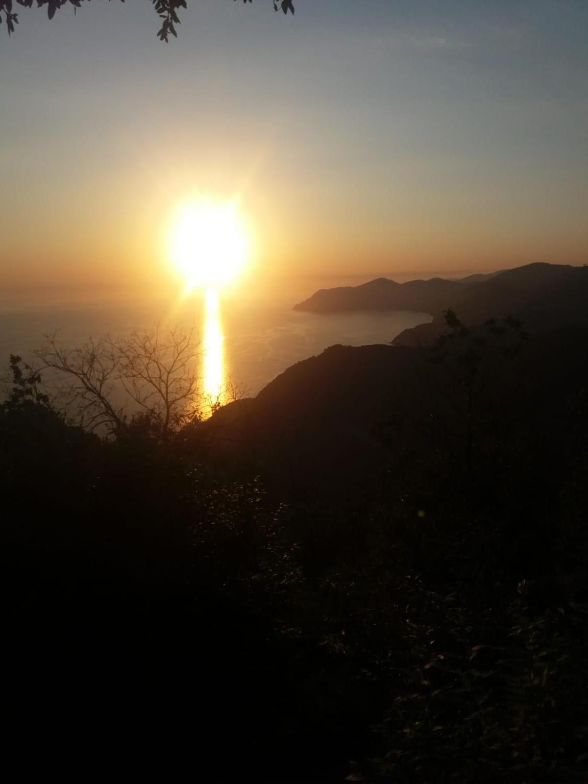 Nonno Dante en Riomaggiore