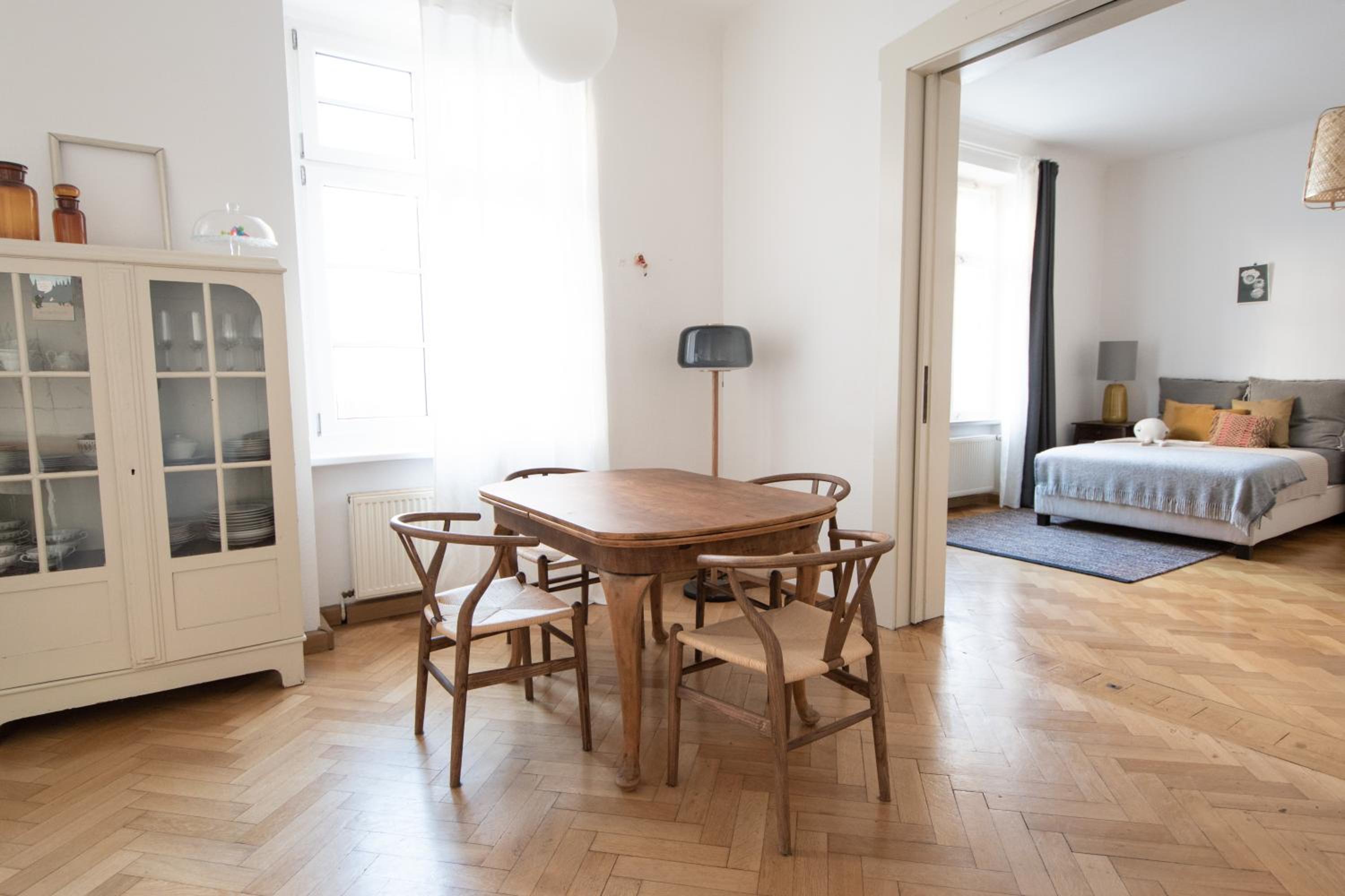 Modern design im klassischem Altbau