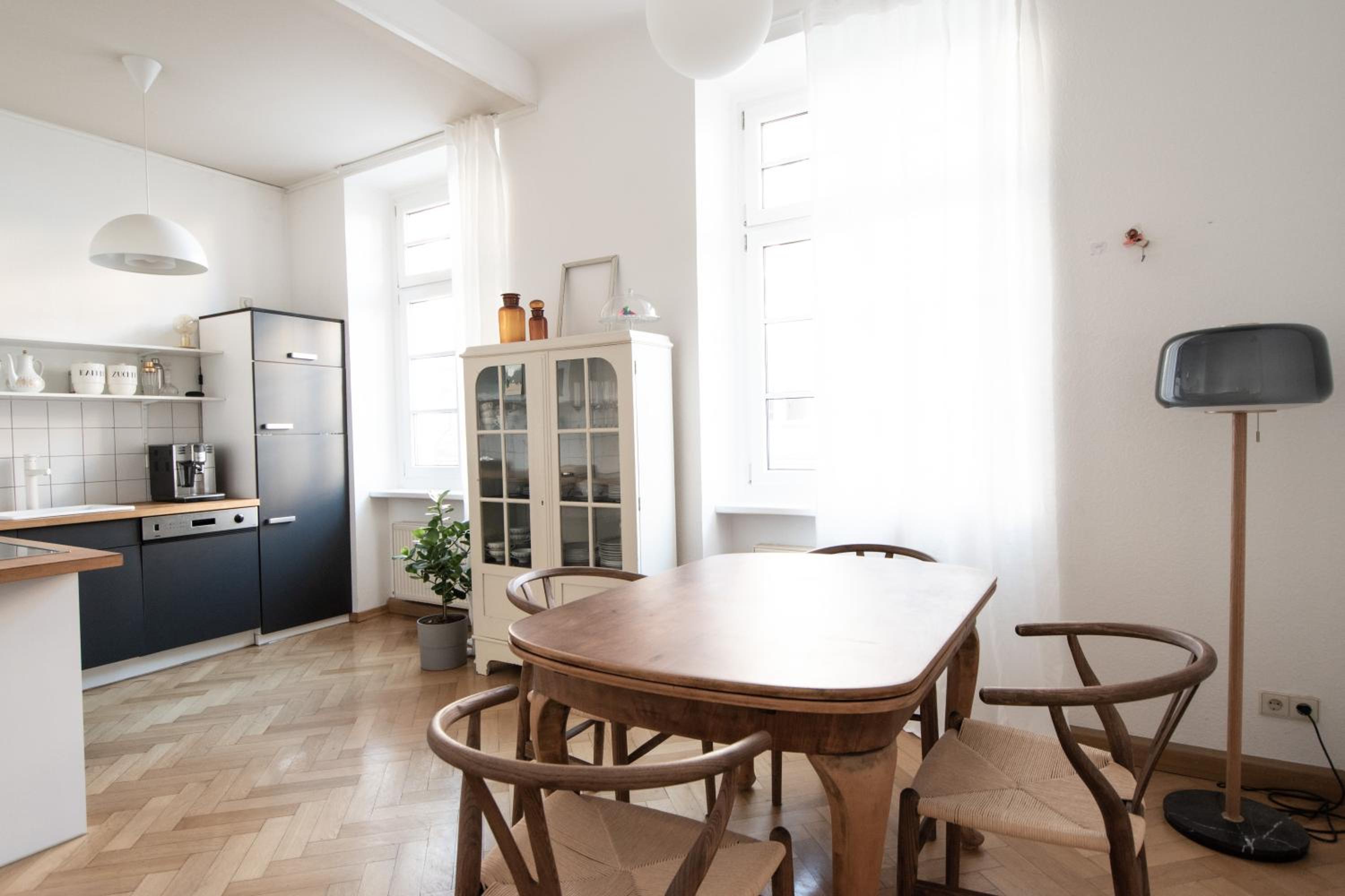 Modern design im klassischem Altbau