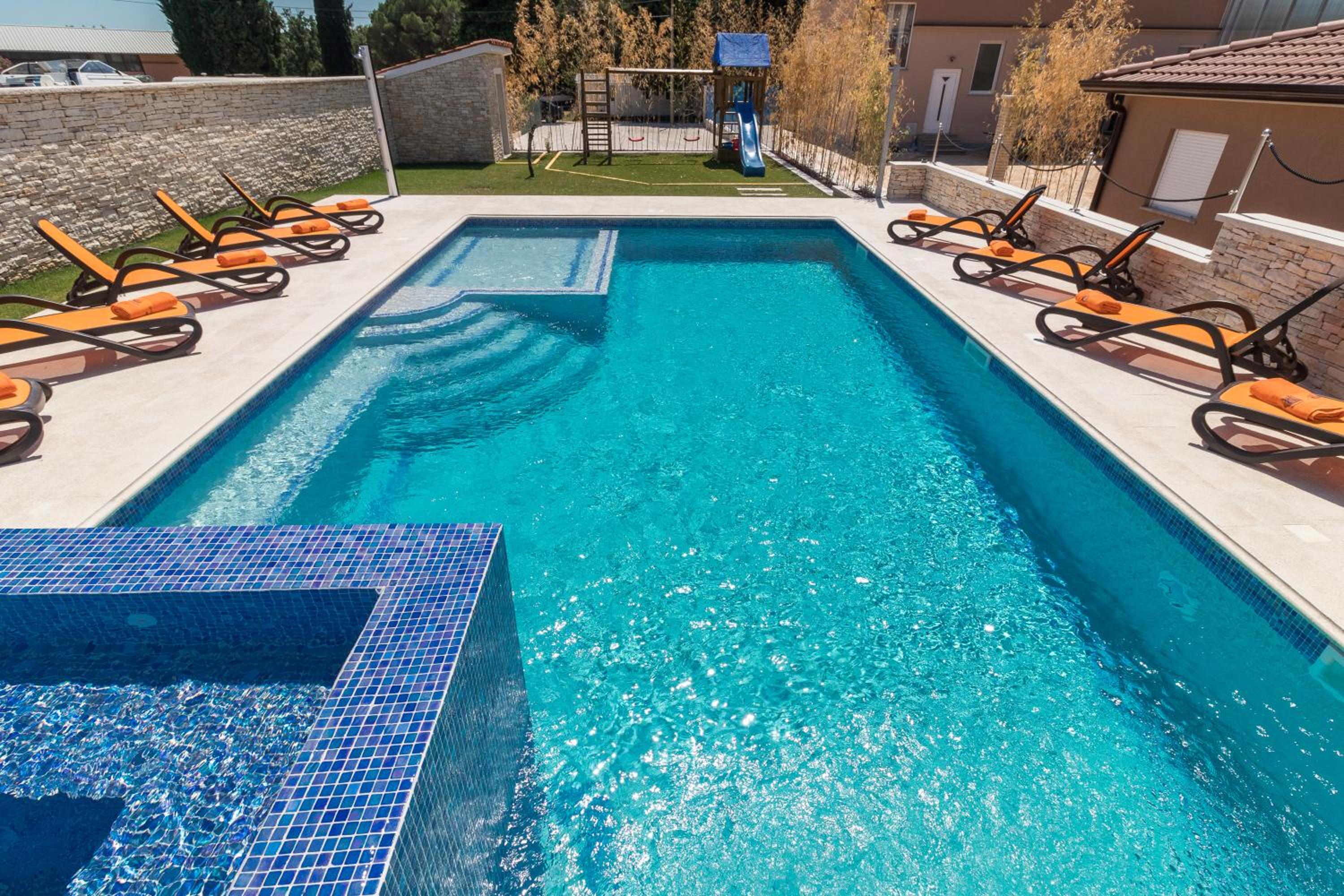 Superb villa Maxima with private pool, sauna, jacuzzi, playground for up to 18 persons, extra pool heating available view 4