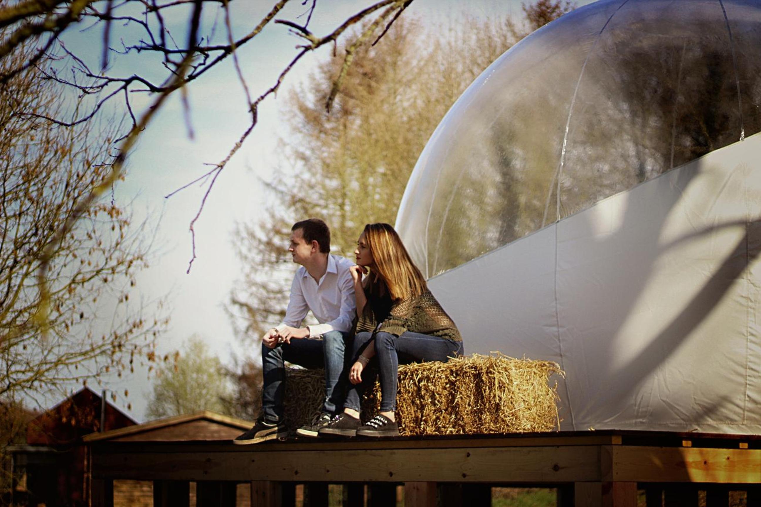 Sleep in a bubble view 3