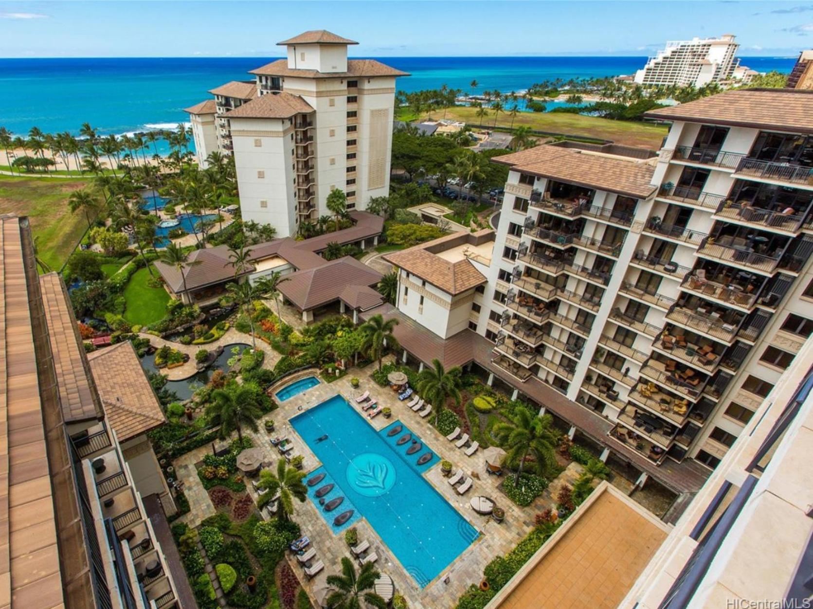 Luxurious Ocean View Beach Villa B-903 at Ko'Olina Beach Villas view 2