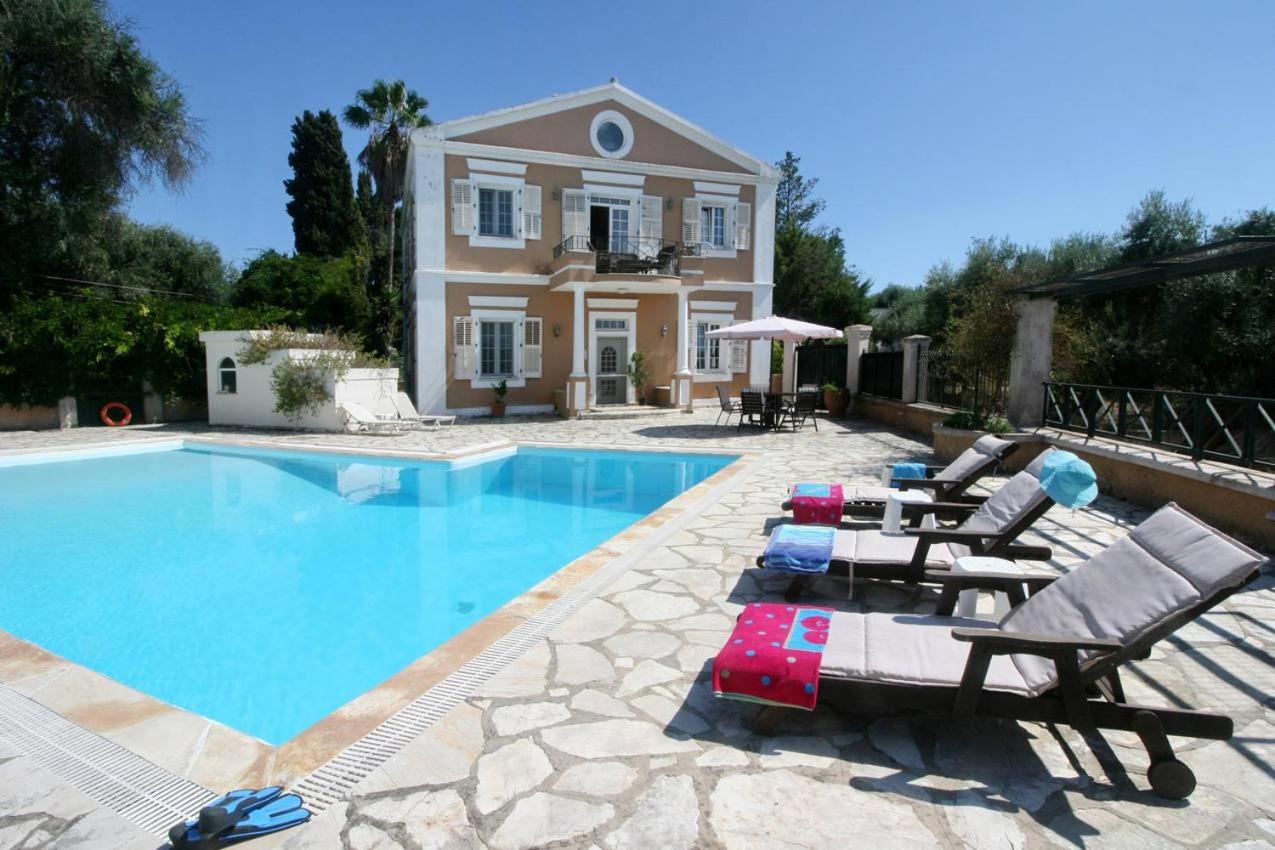 Durrell Corfu Strawberry-Pink Villa view 5