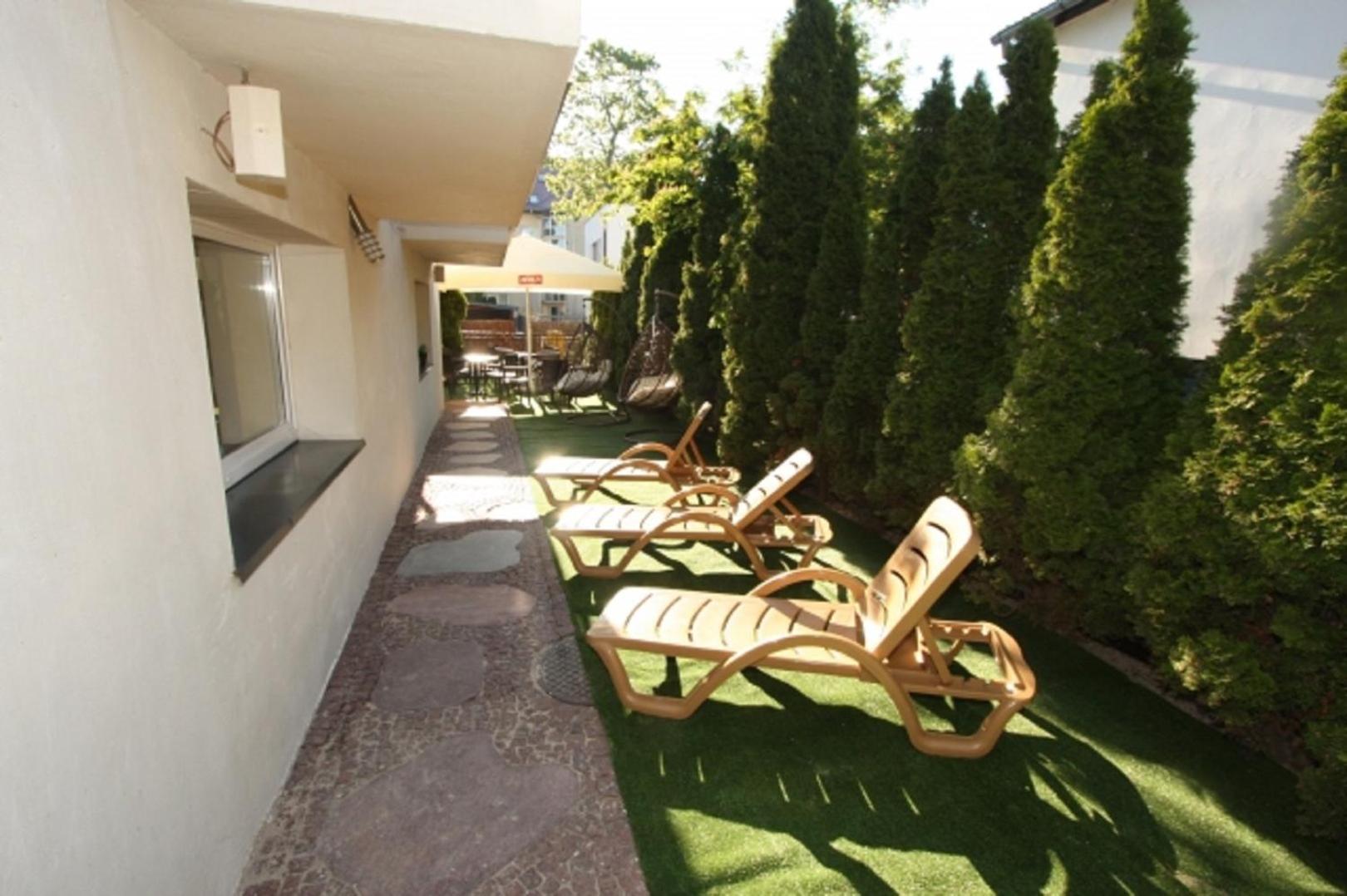 outdoor BBQ area