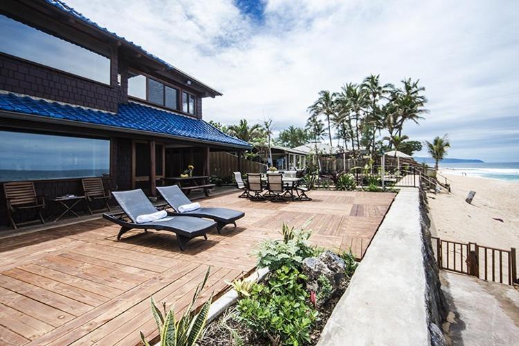 Blue Mahina at Sunset Beach home view 2
