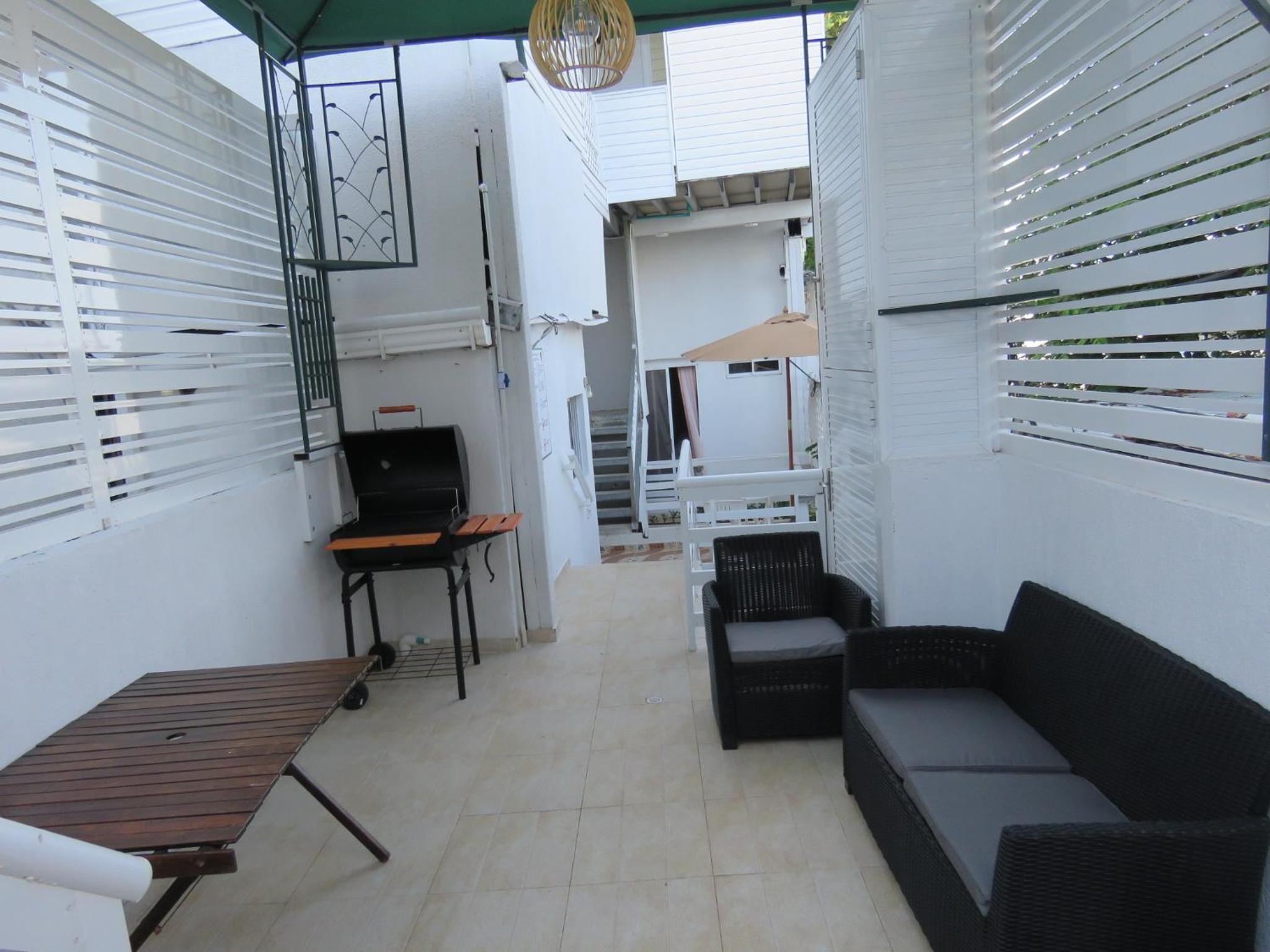 outdoor BBQ area