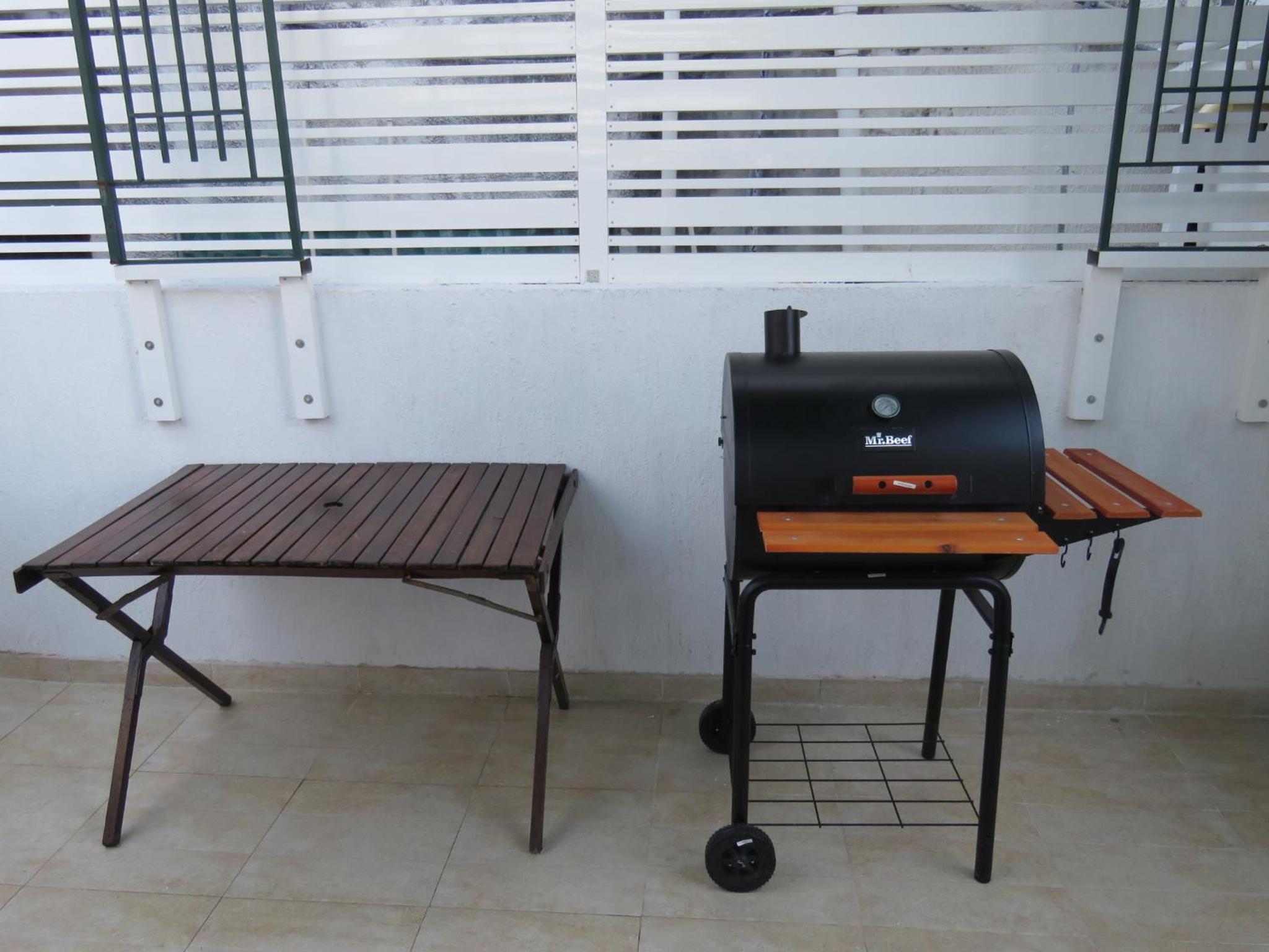 outdoor BBQ area