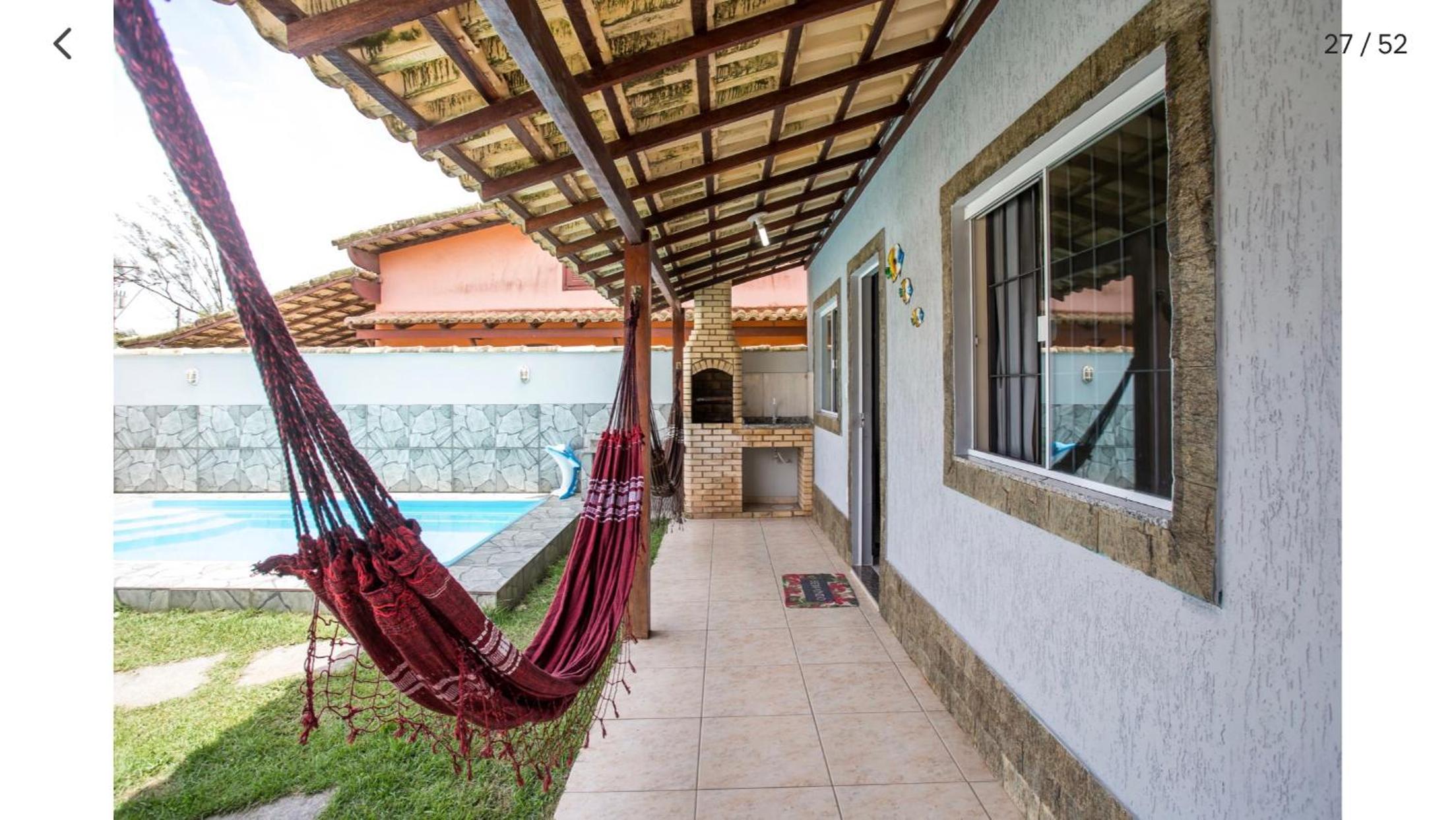 Casa com piscina, wifi e churrasqueira em unamar.