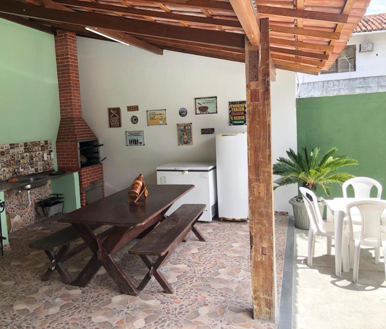 outdoor BBQ area
