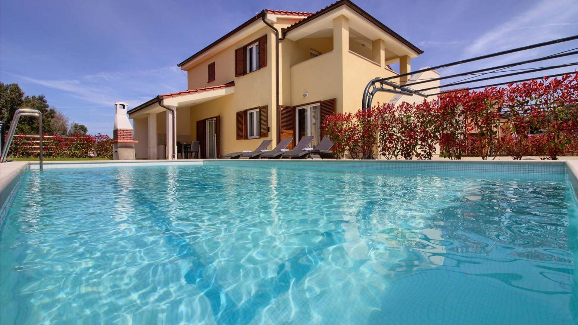 Luxury Villa Olivia with pool , 200m from the beach view 2