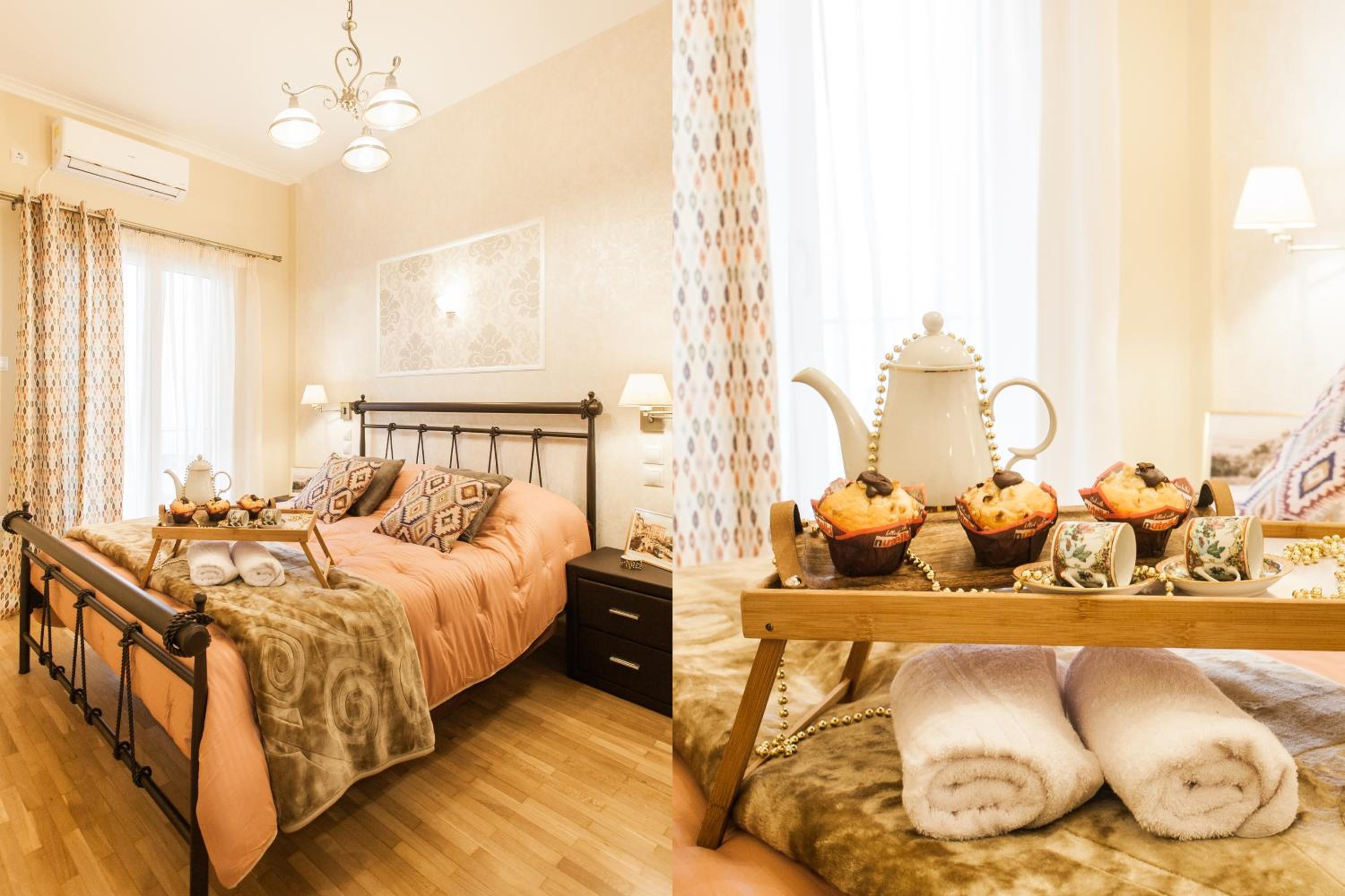A Modern Antique Central 3 Bedroom Simple Apartment near to Acropolis