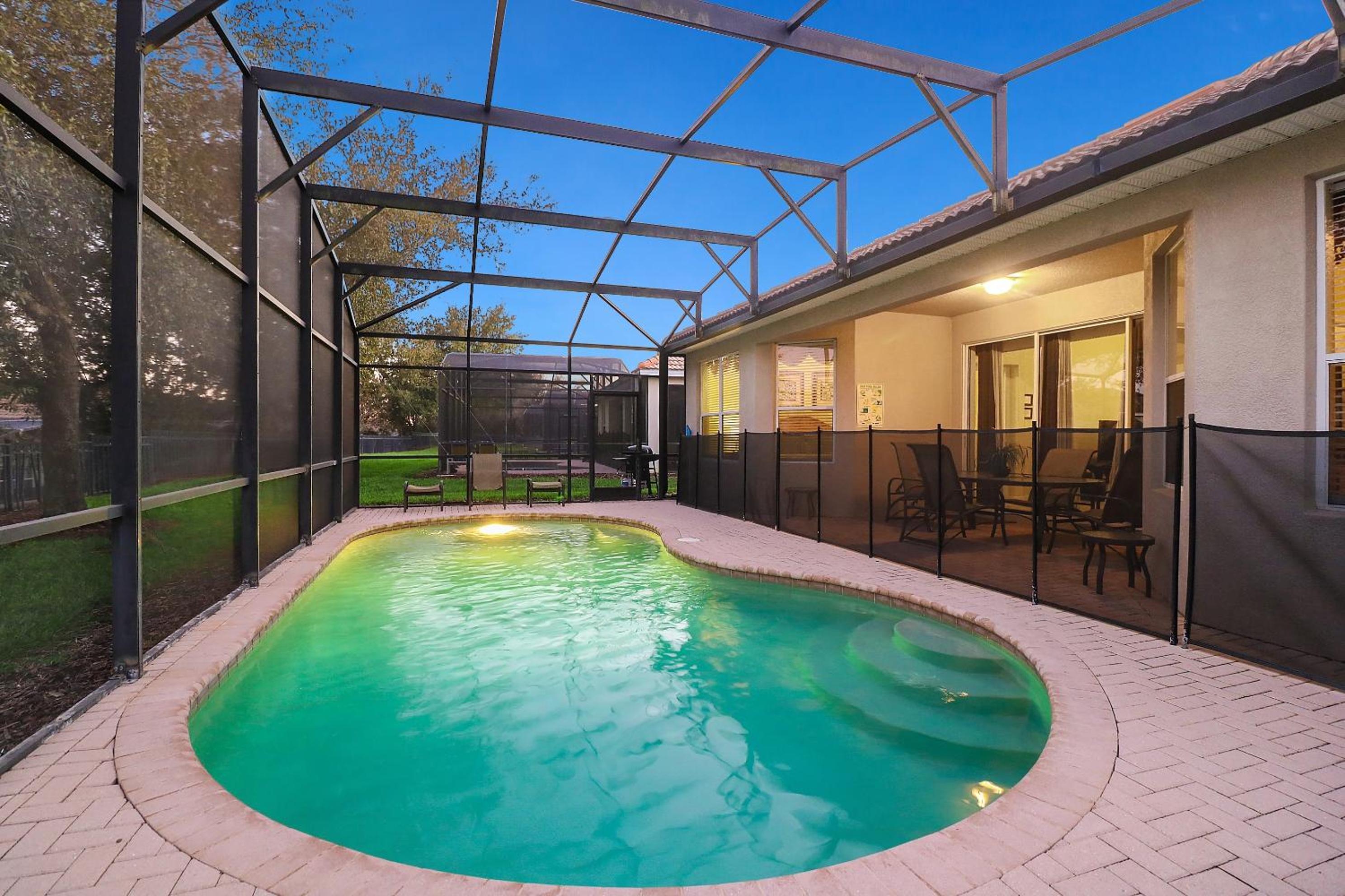 Windsor Hills Resort 5BR Villa, Amenities, Private Pool & Water Park, Near Disney, Sea World, Universal