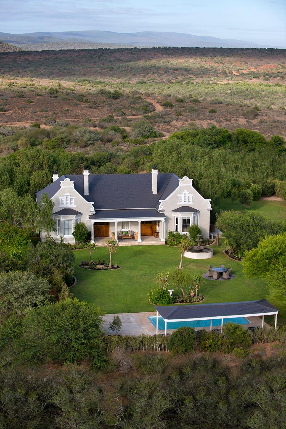 Kwandwe Private Game Reserve - Uplands Homestead view 2