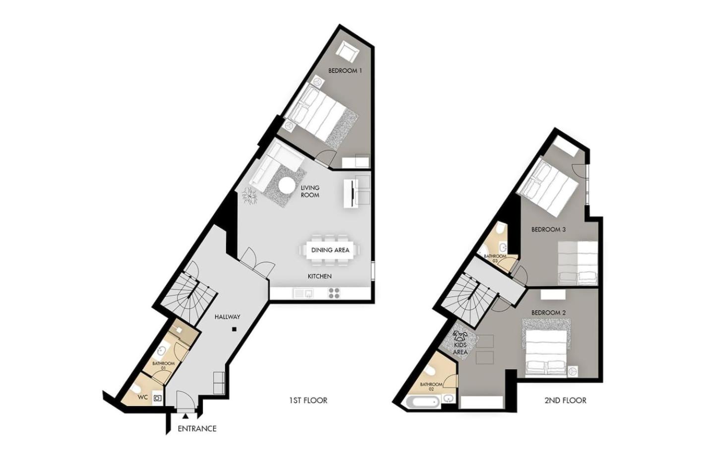 Klimentska Cartoon apartments