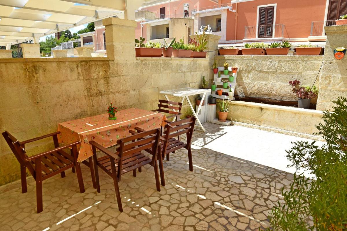 outdoor BBQ area