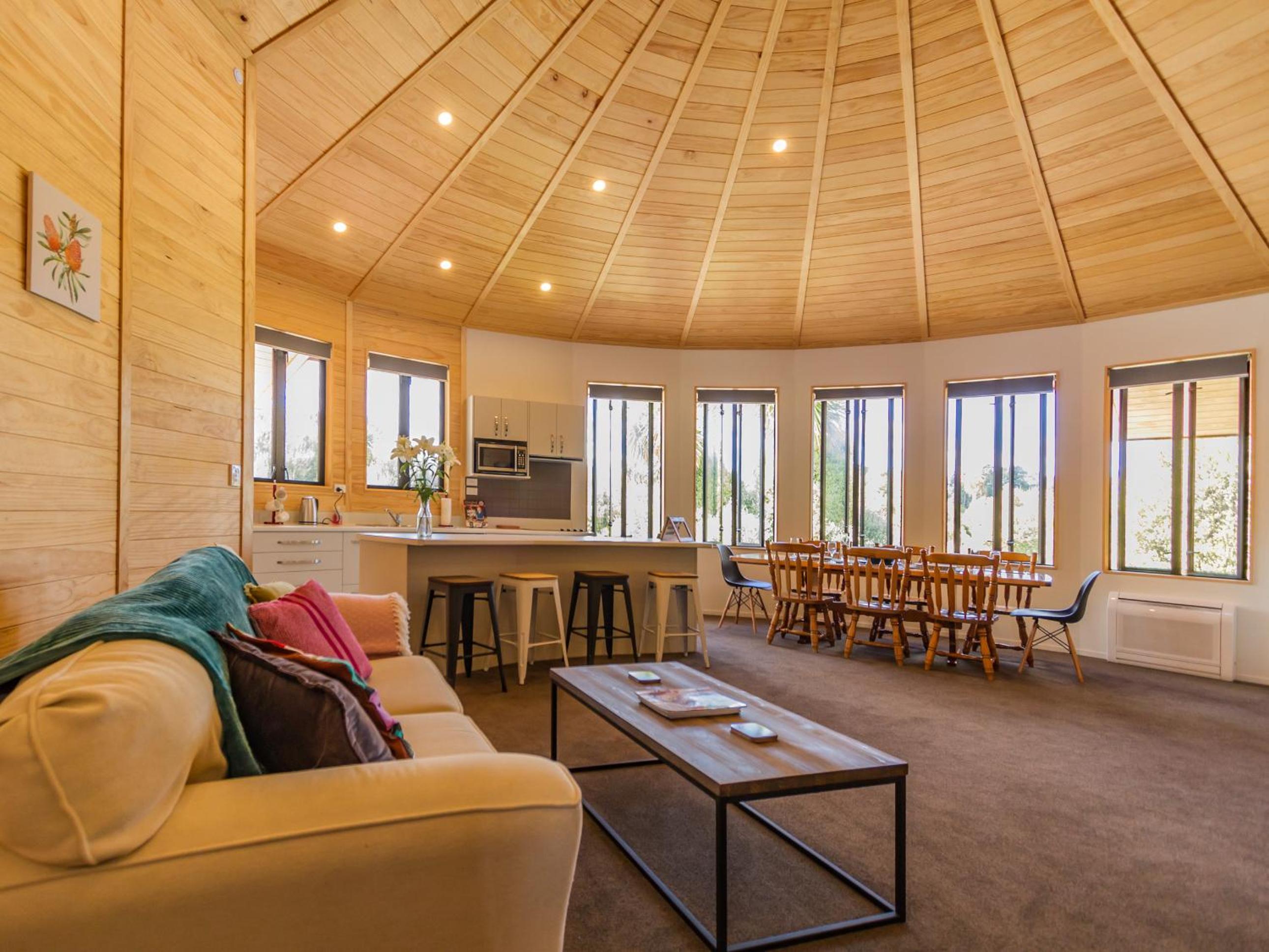 The Snowglobe - Ohakune Modern Yurt Style Chalet view 2