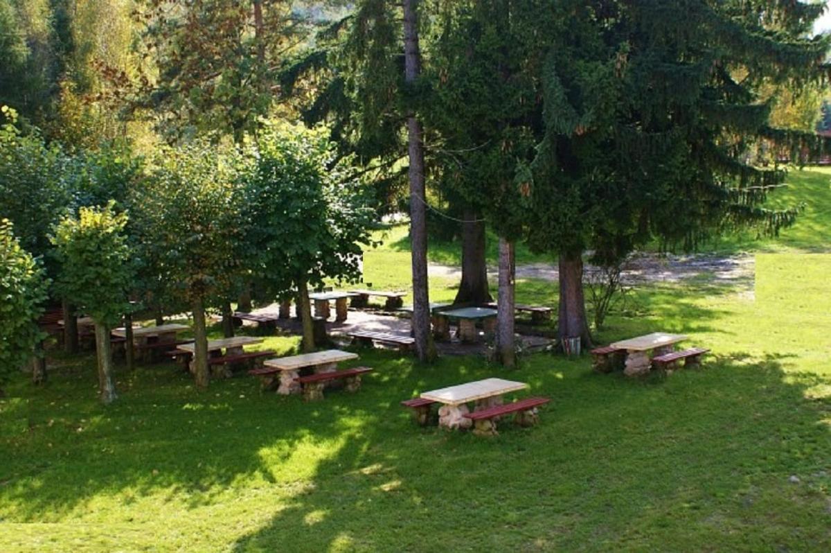 outdoor BBQ area