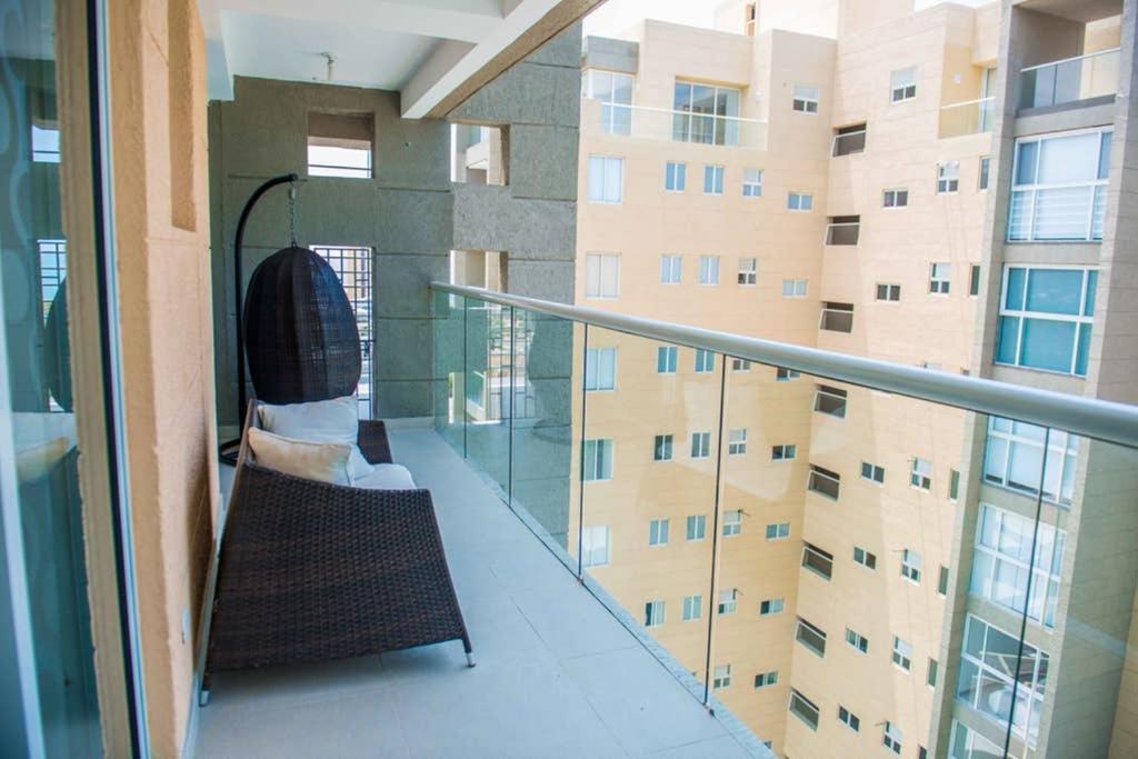 Acogedor con vista al mar en Condominio Zazue a 300 metros de la playa Bellohorizonte Santa Marta