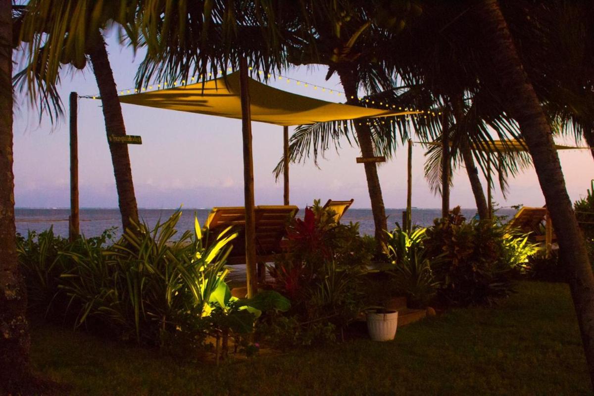 outdoor BBQ area