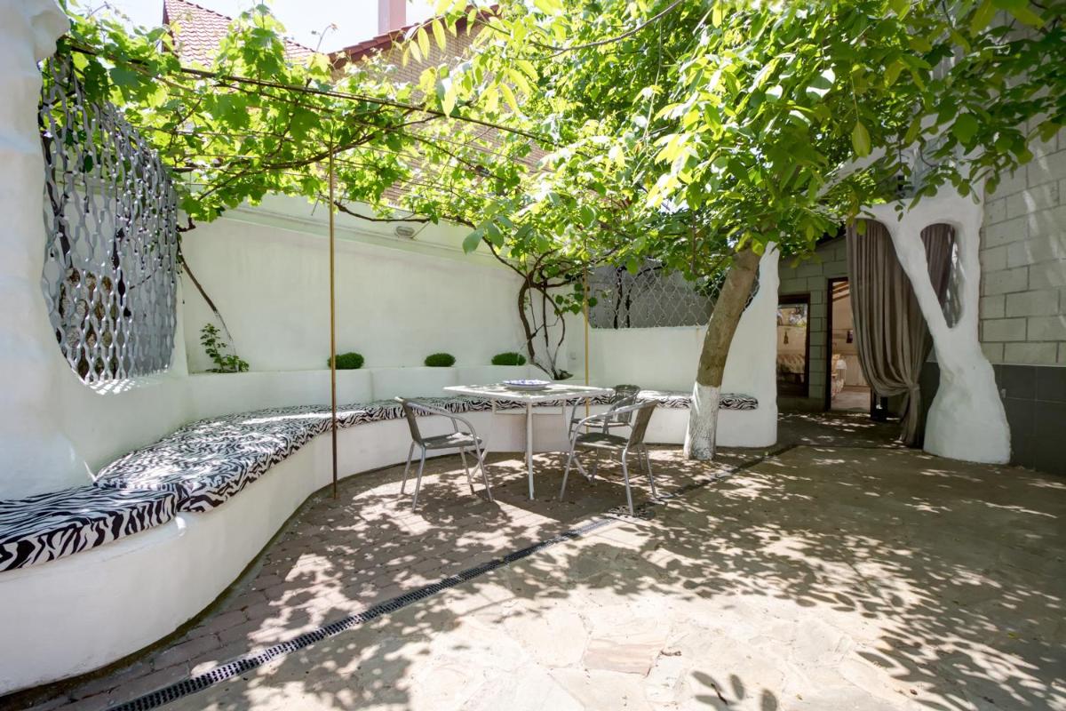 outdoor BBQ area